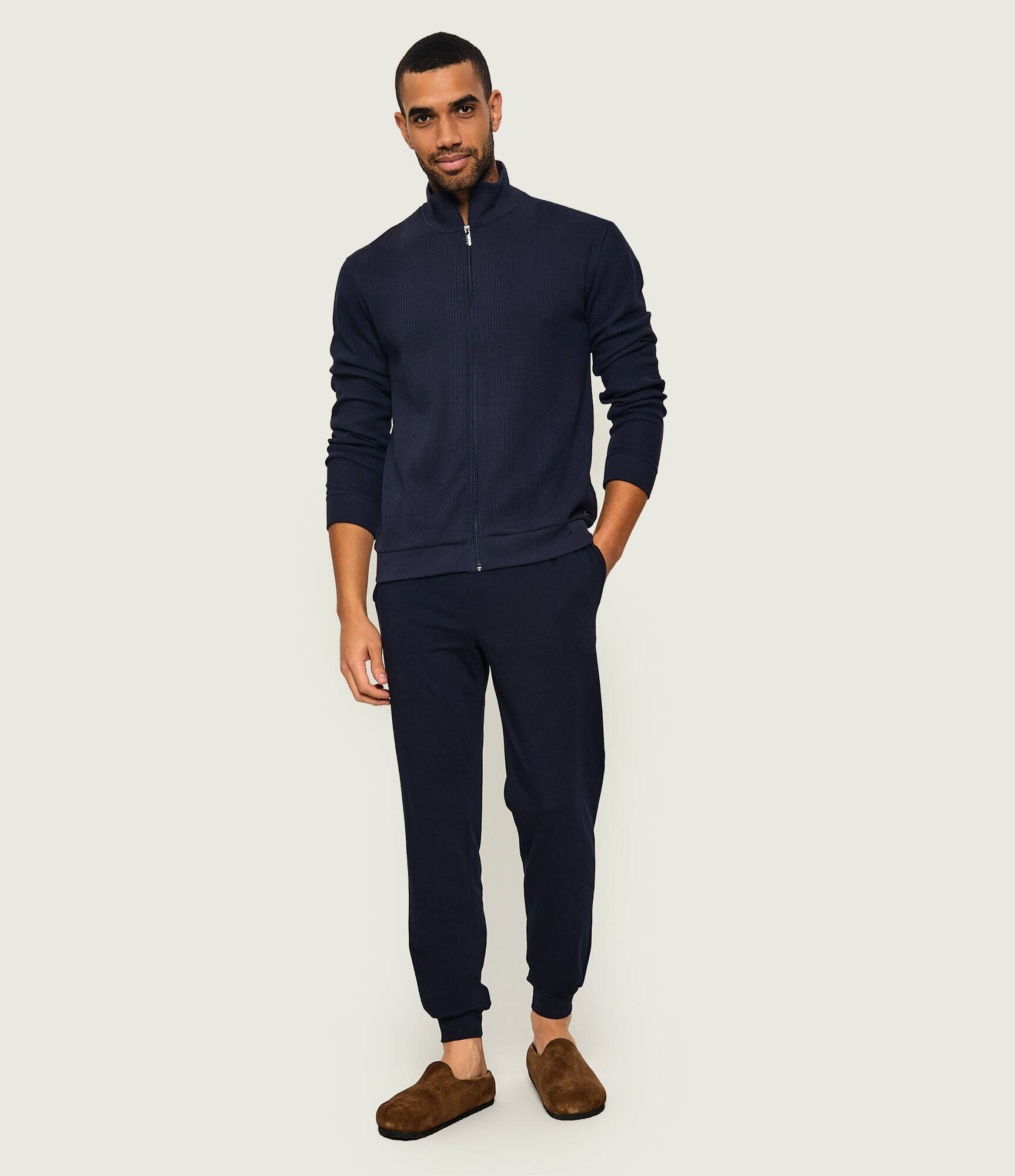 BOSS BLACK Hanorac Structure Zip | regular fit