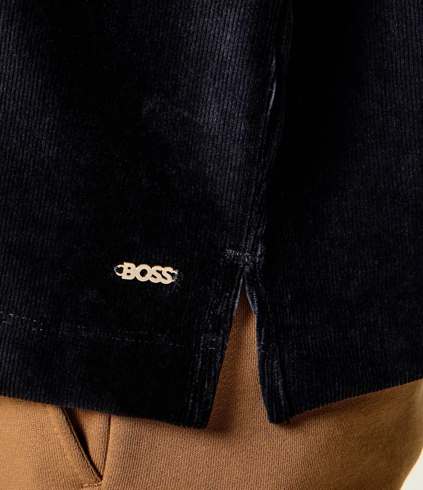 BOSS BLACK Hanorac Velvet | Relaxed fit | catifea reiată