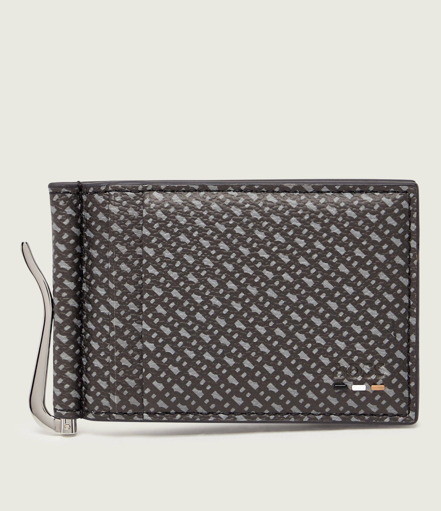 BOSS BLACK Husă pentru carduri + clips pentru bancnote Ray_MN_Bifold