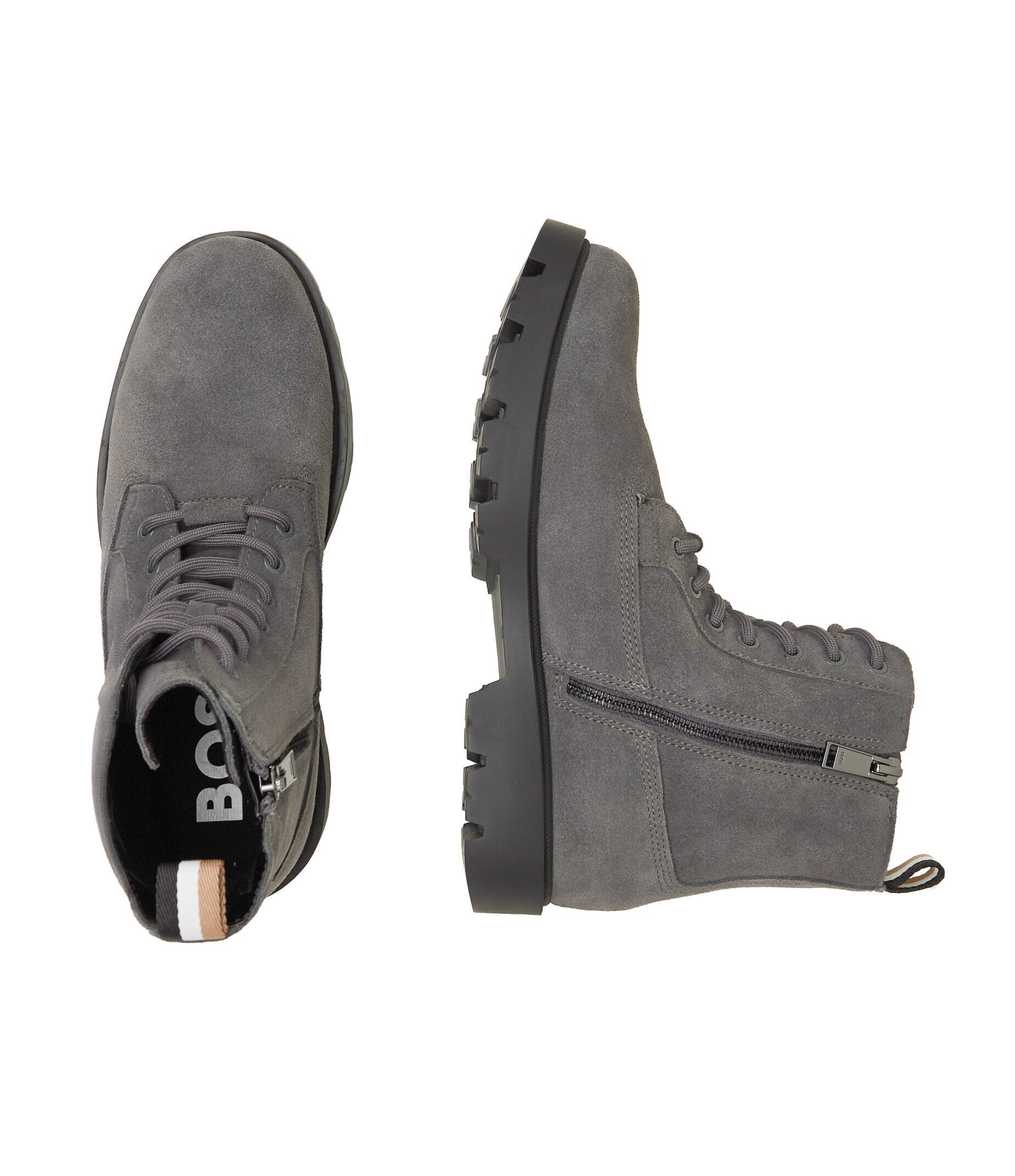 BOSS BLACK Insulete Adley | piele întoarsă