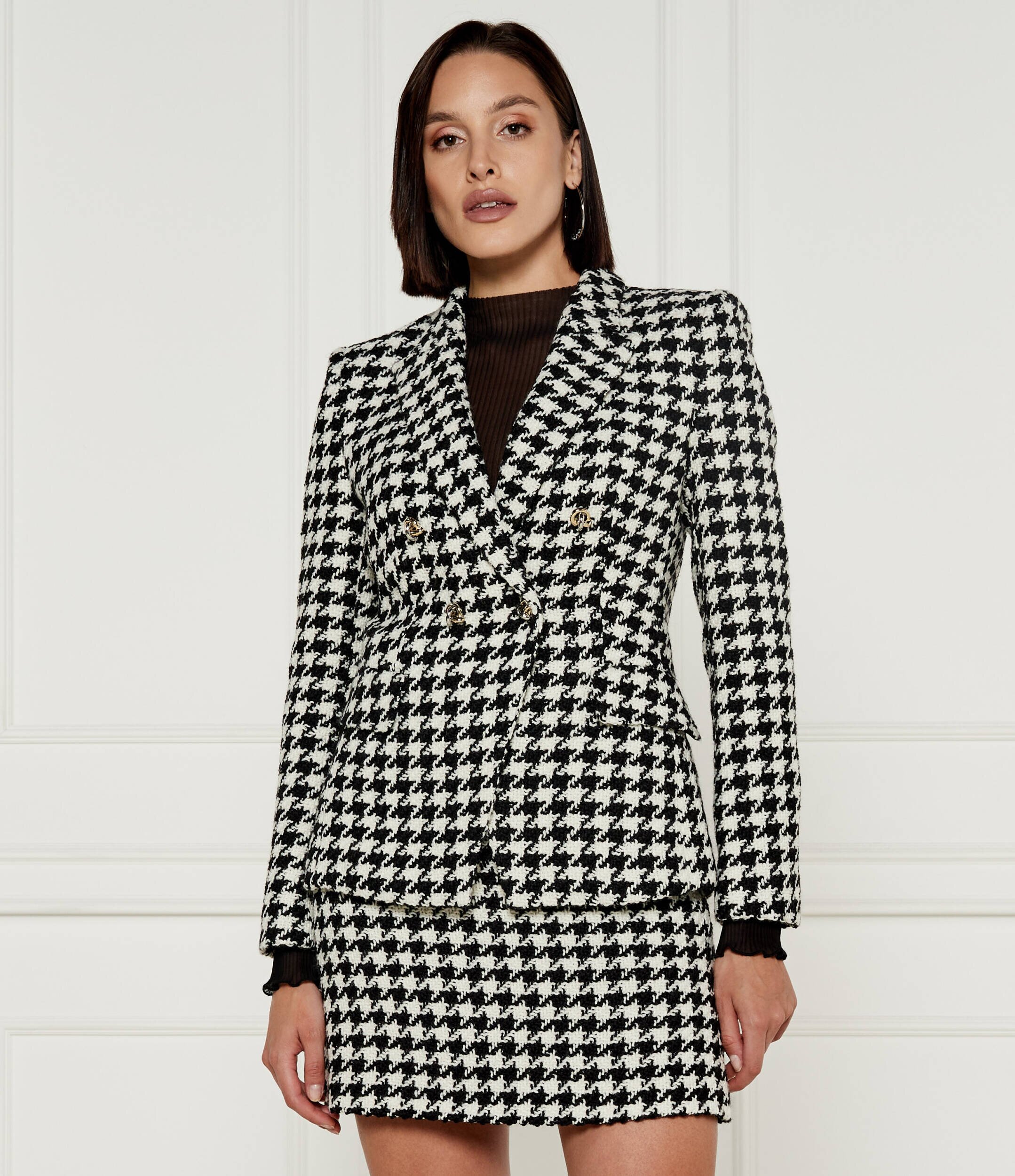 BOSS BLACK Jachetă | Slim Fit cu adaos de lână