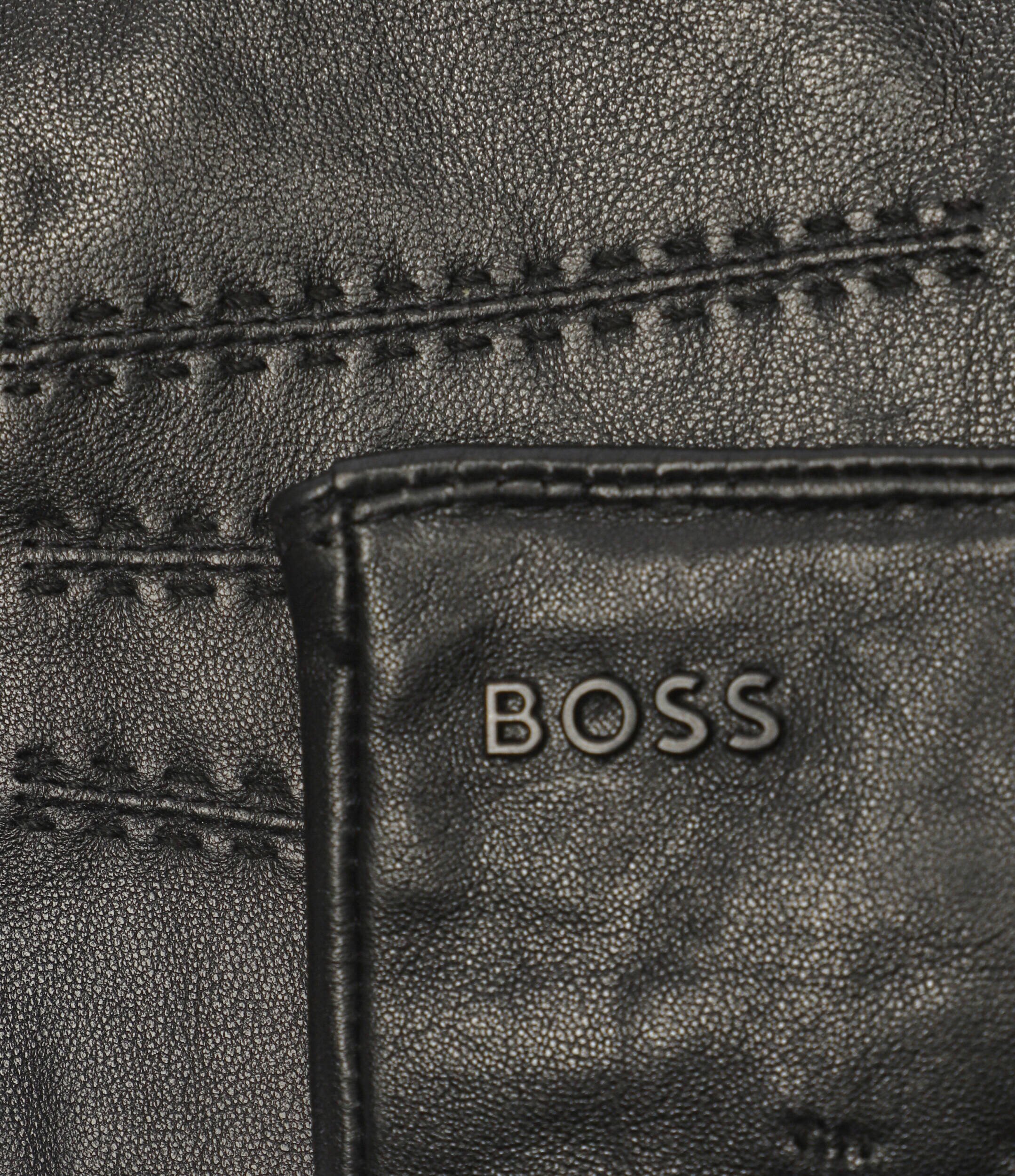 BOSS BLACK Mănuși de piele Hainz-ME