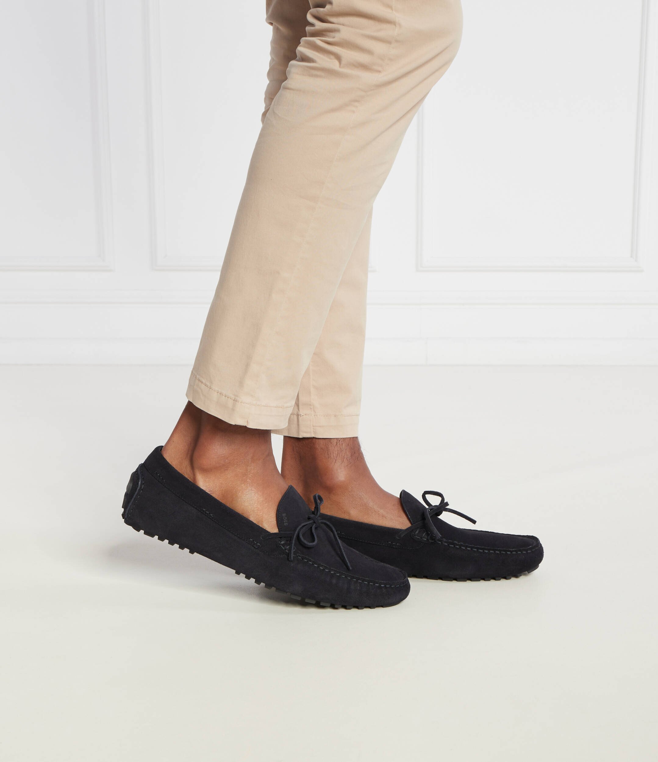 BOSS BLACK Mocasini Driver_Mocc_sdbk | piele întoarsă