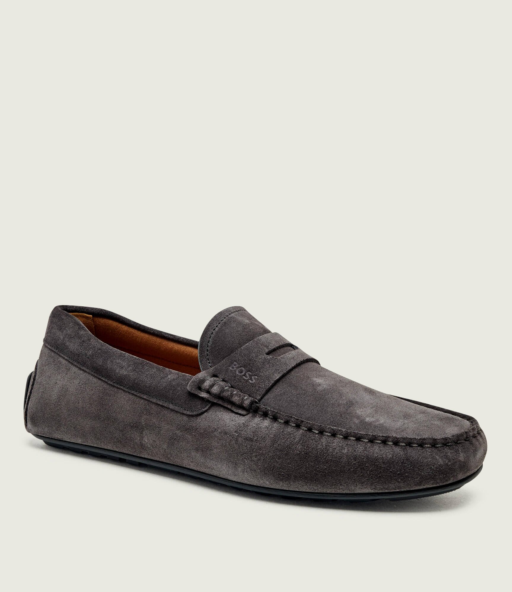 BOSS BLACK Mocasini Noel | piele întoarsă