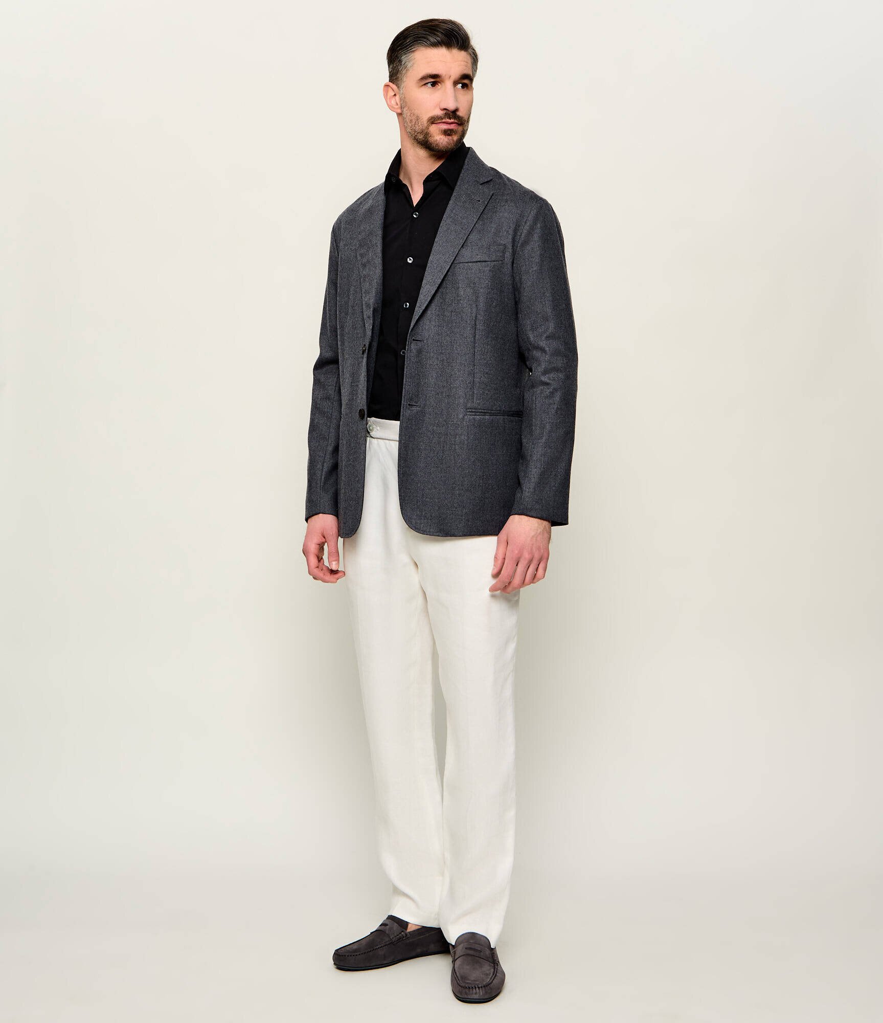 BOSS BLACK Mocasini Noel | piele întoarsă