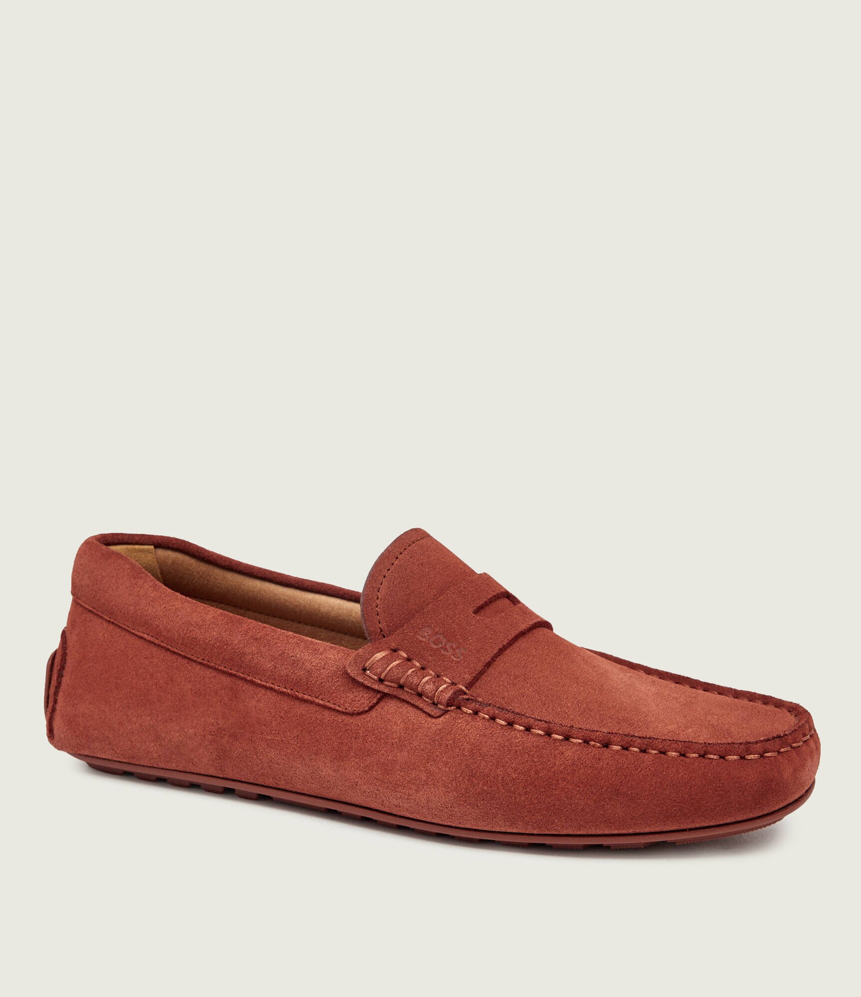 BOSS BLACK Mocasini Noel | piele întoarsă