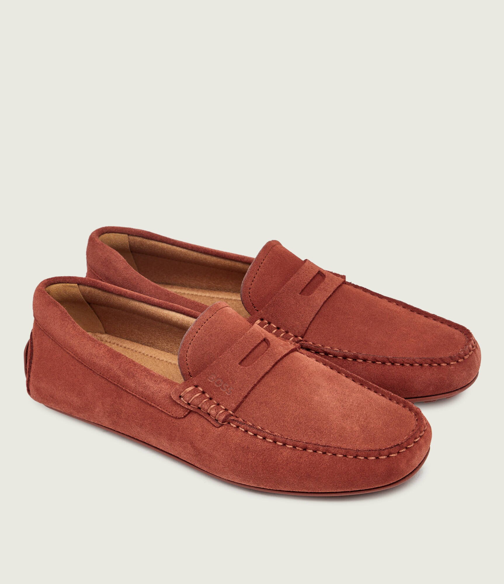 BOSS BLACK Mocasini Noel | piele întoarsă