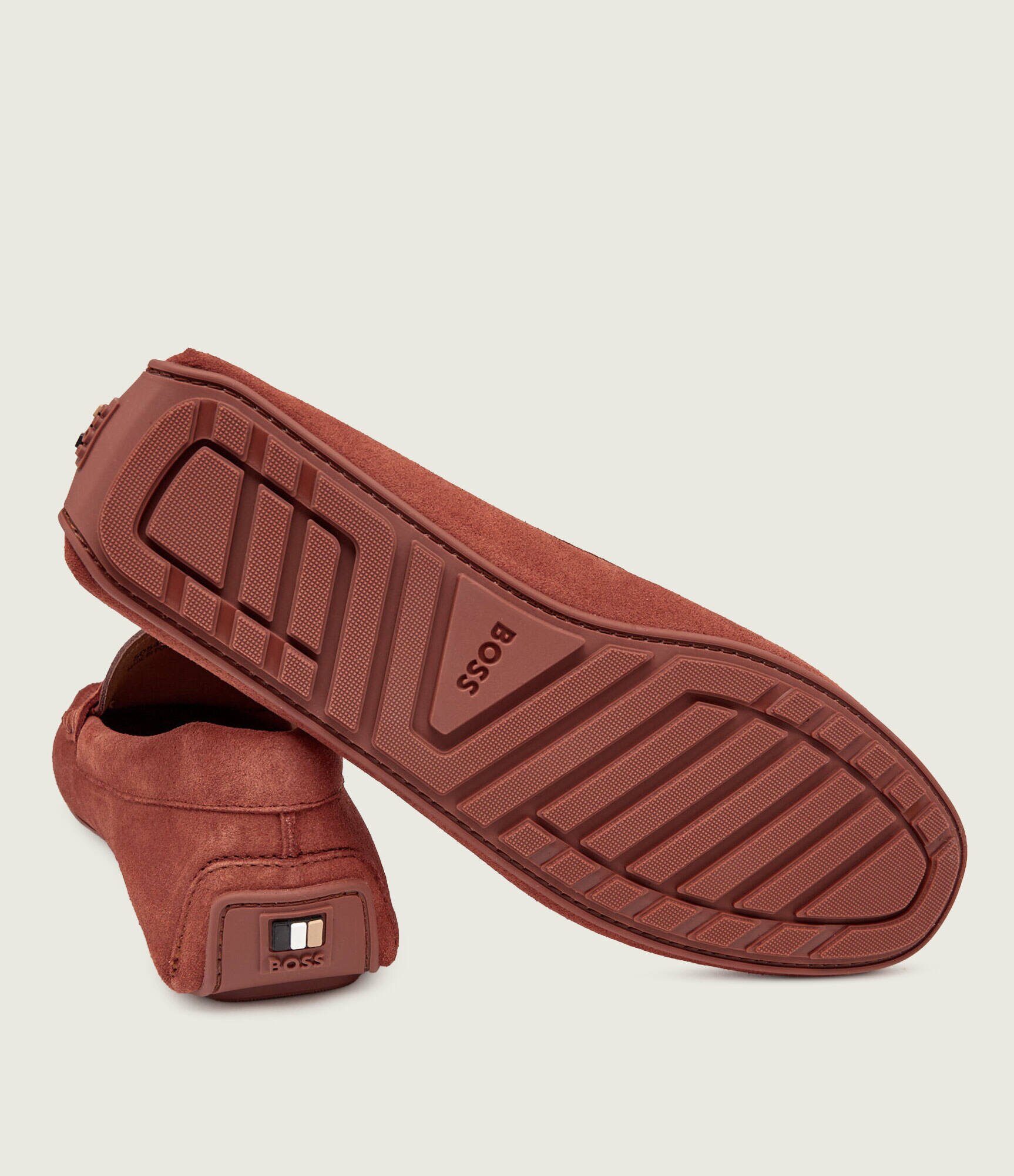 BOSS BLACK Mocasini Noel | piele întoarsă