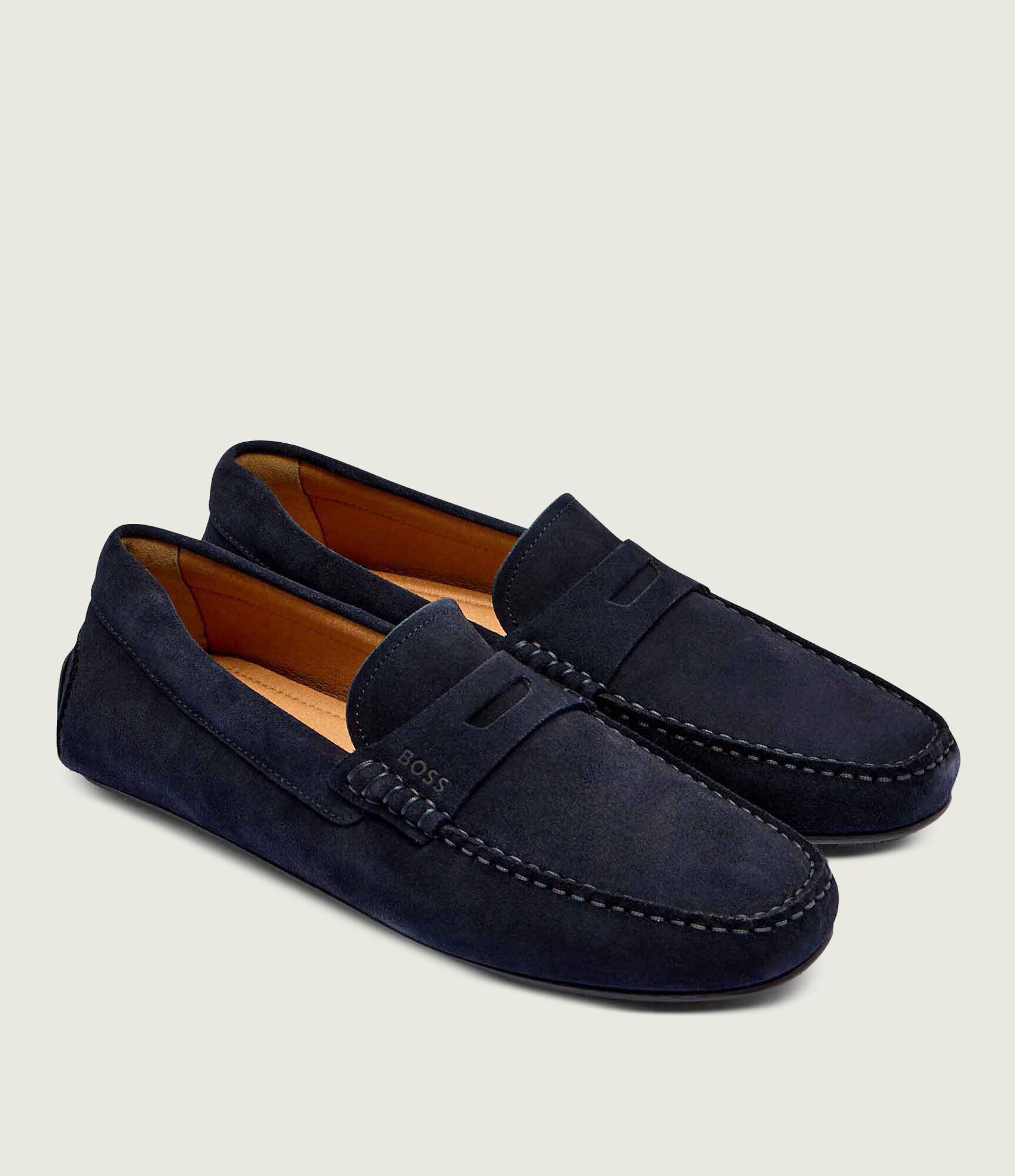 BOSS BLACK Mocasini Noel | piele întoarsă