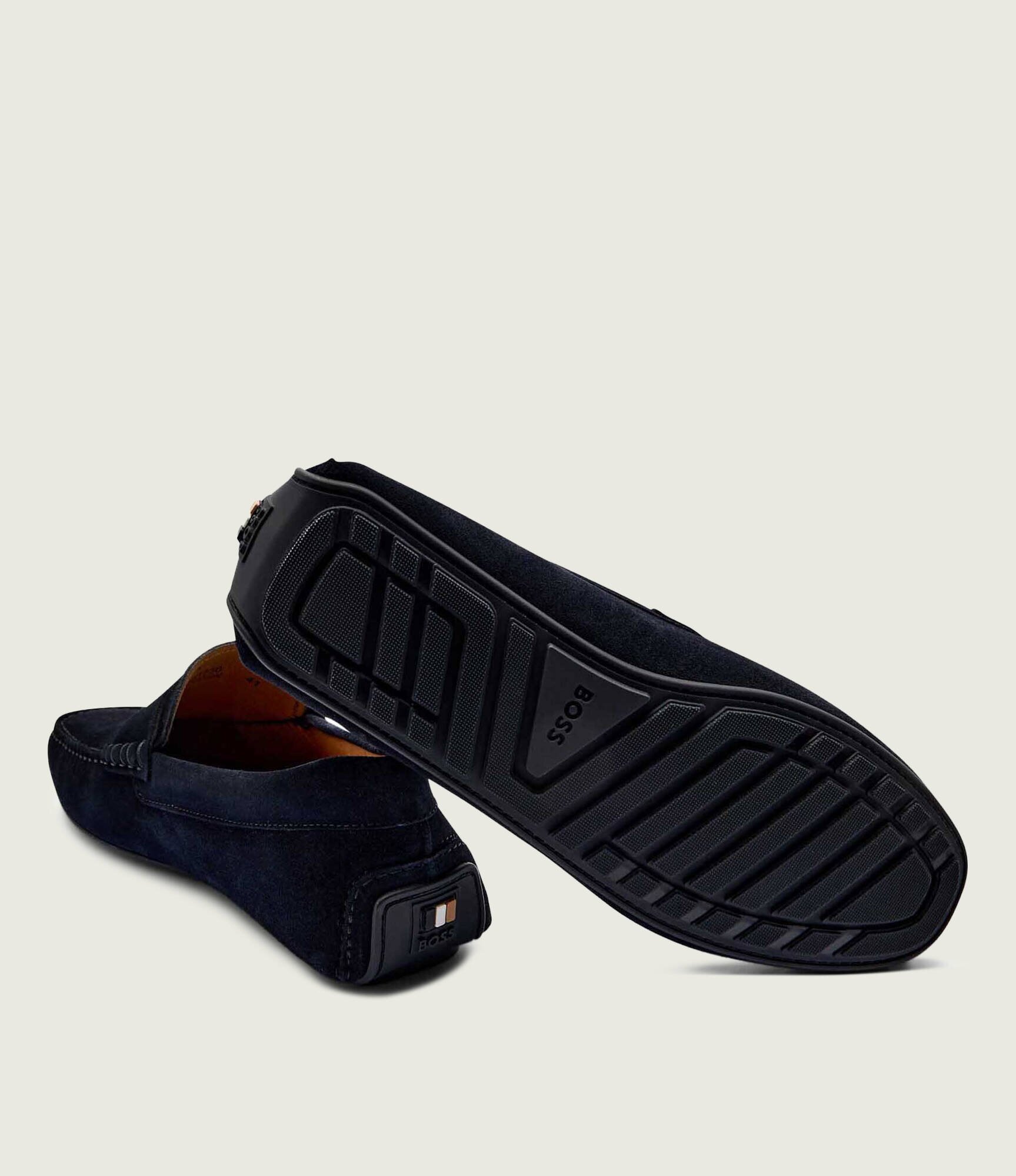 BOSS BLACK Mocasini Noel | piele întoarsă