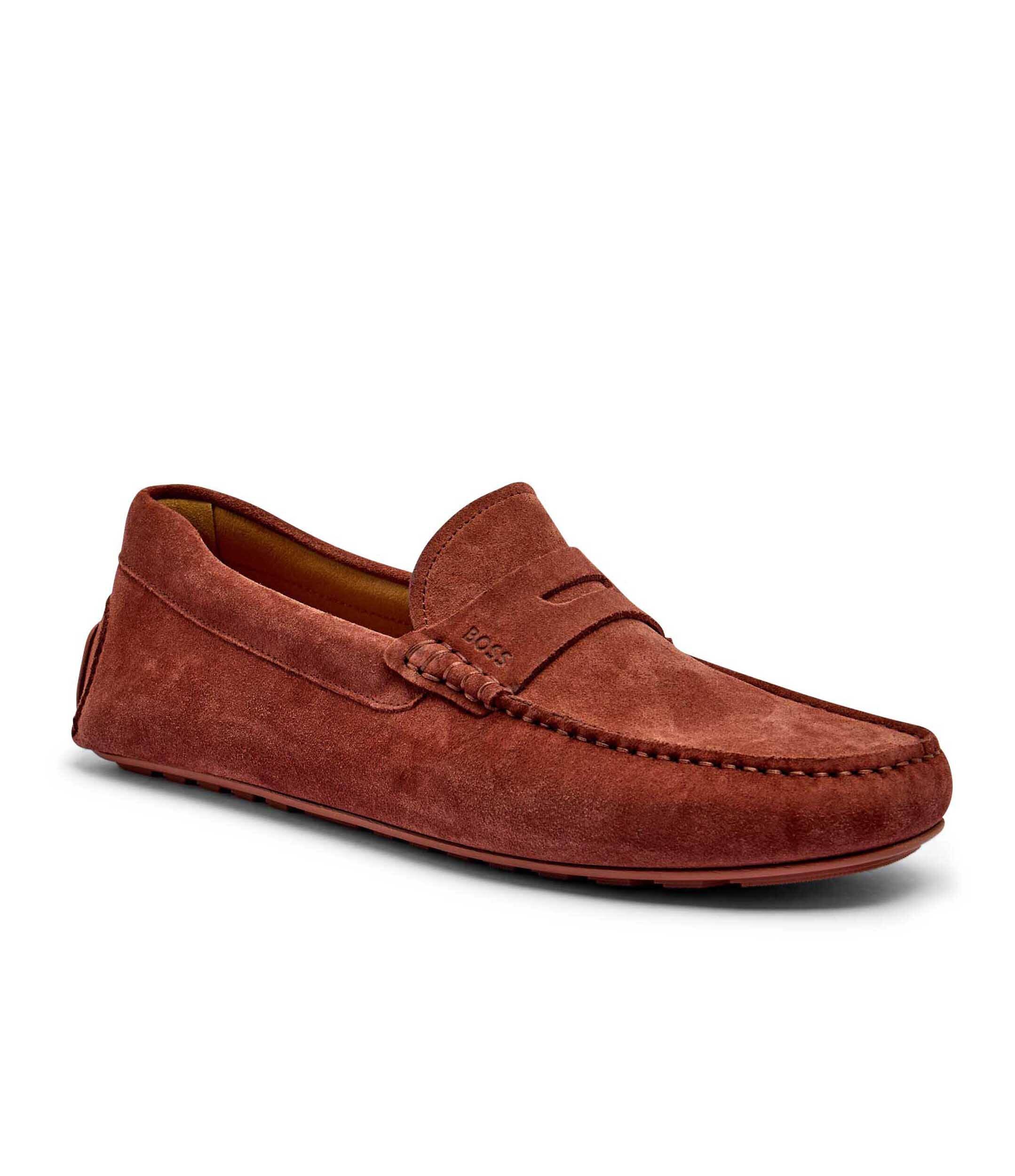 BOSS BLACK Mocasini Noel | piele întoarsă