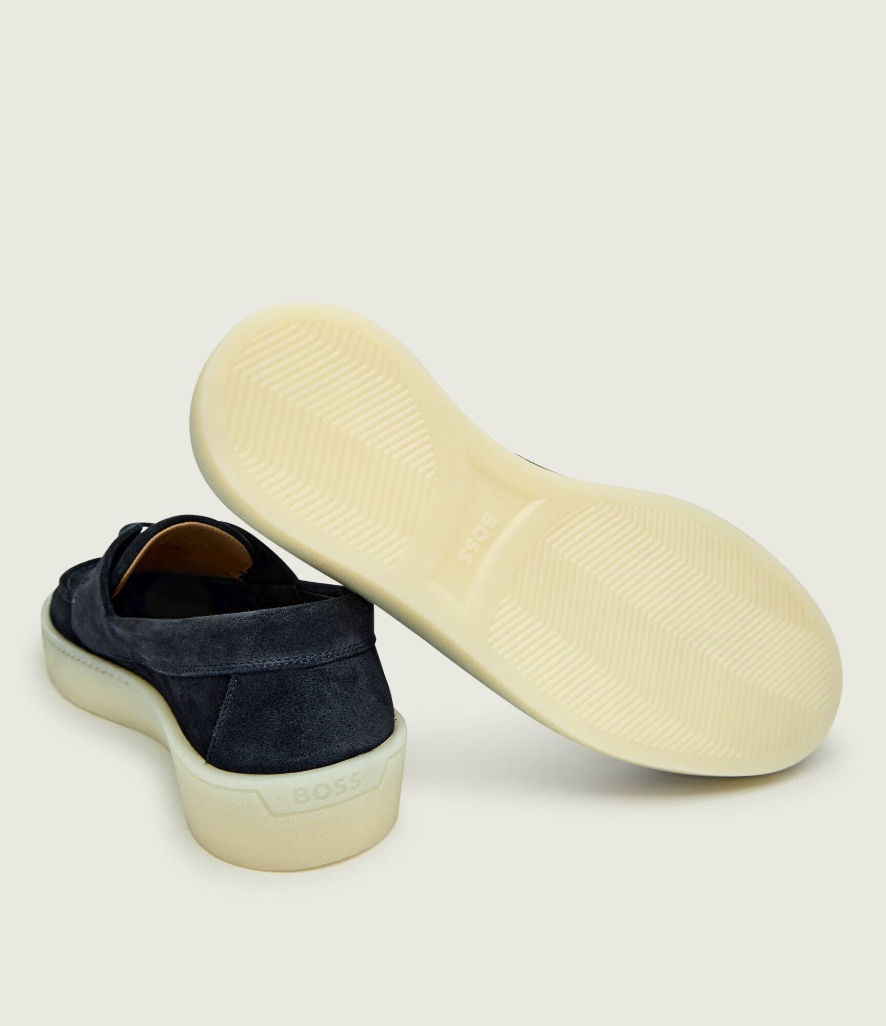 BOSS BLACK Mocasini Randal | piele întoarsă