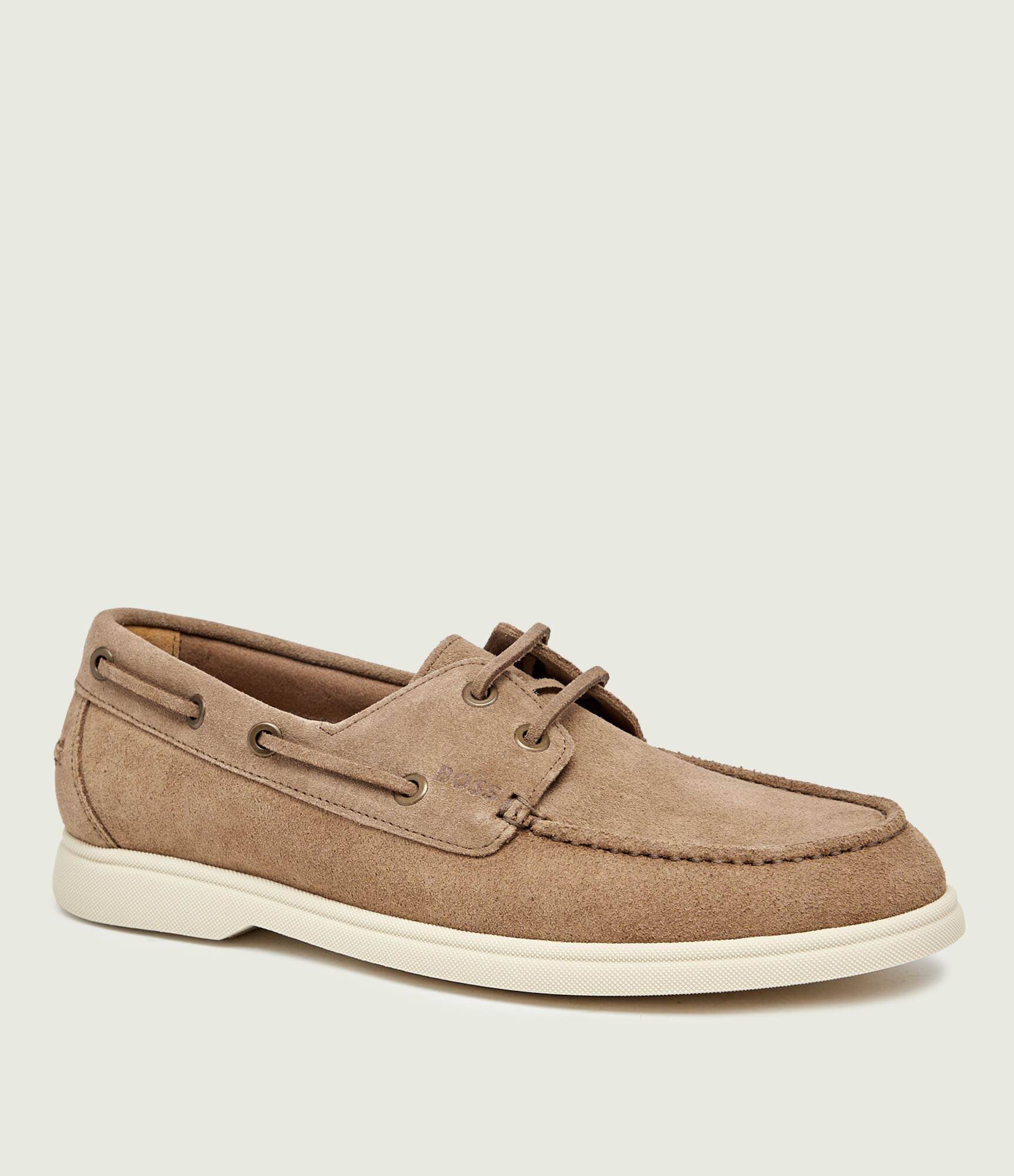 BOSS BLACK Mocasini Sienne | piele întoarsă