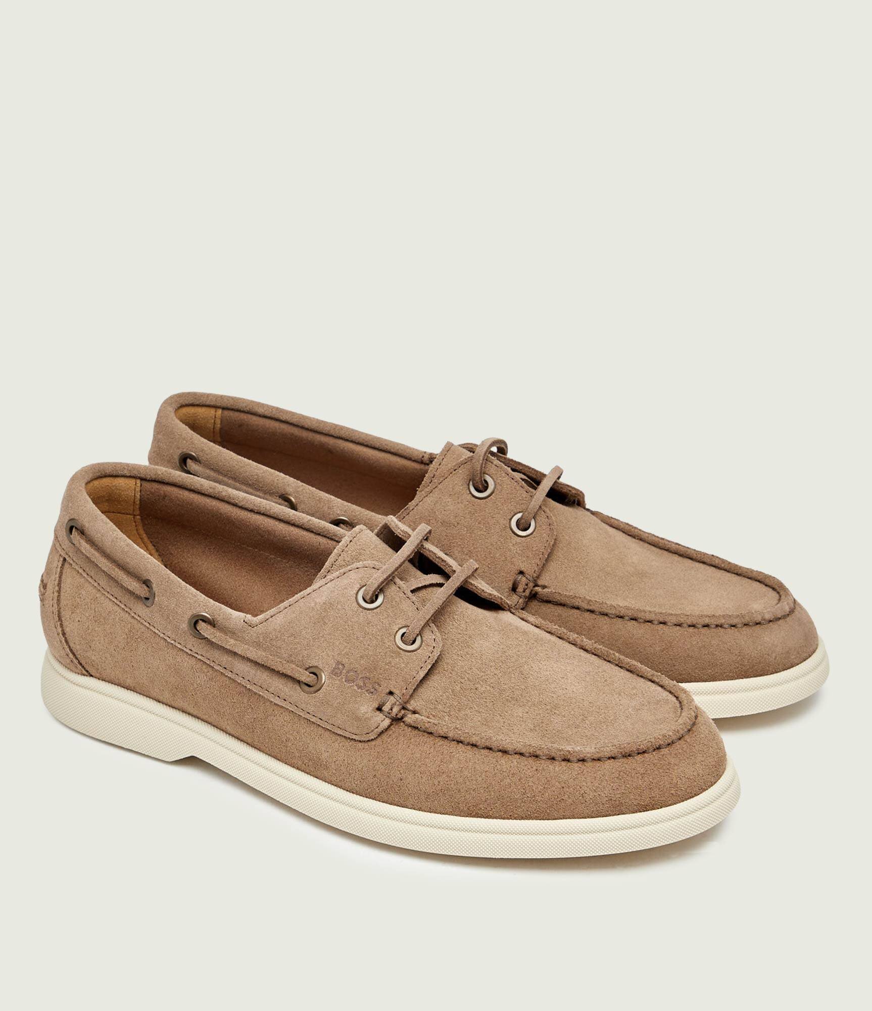 BOSS BLACK Mocasini Sienne | piele întoarsă