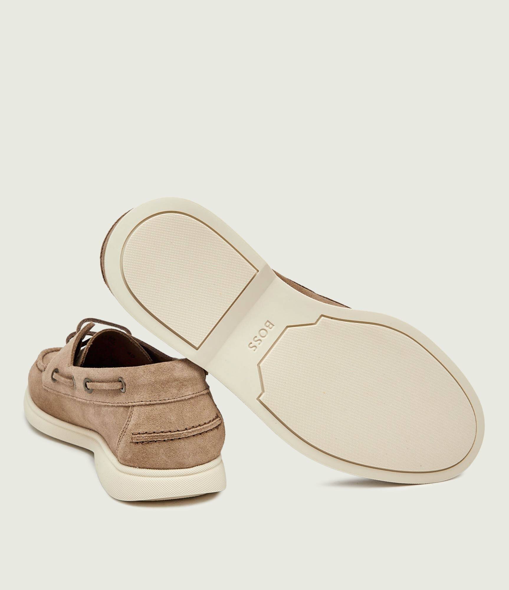BOSS BLACK Mocasini Sienne | piele întoarsă