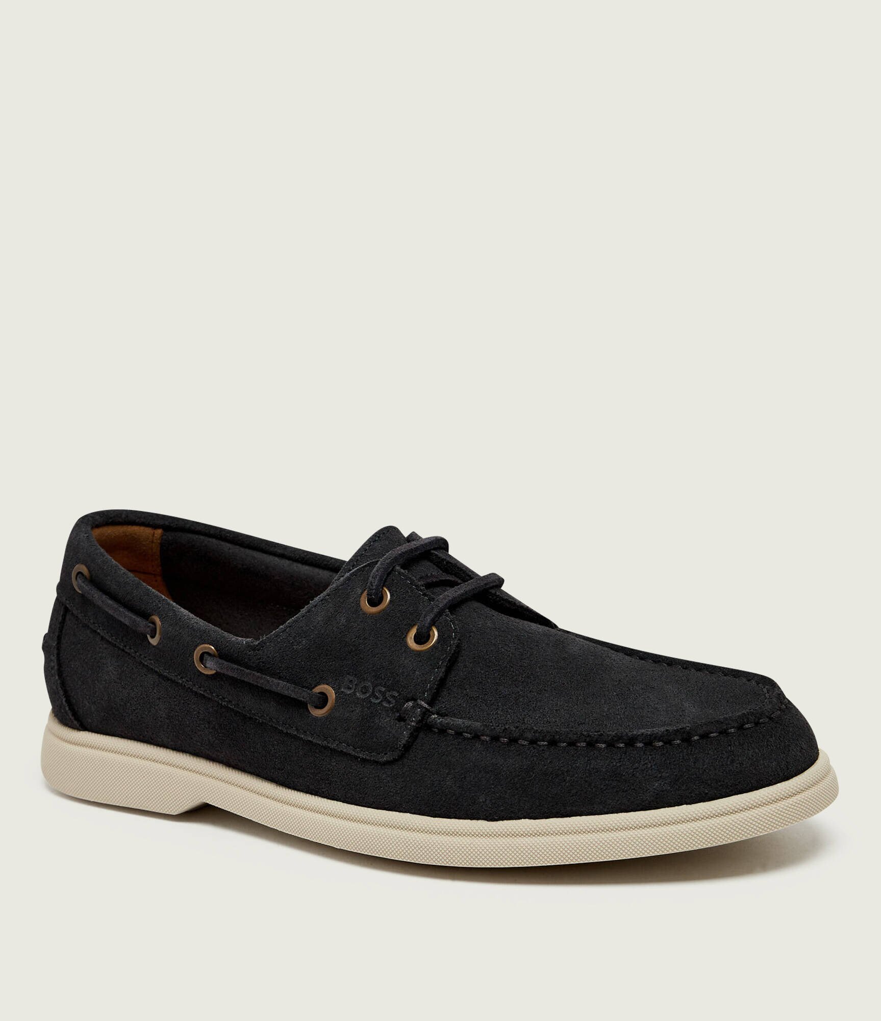 BOSS BLACK Mocasini Sienne | piele întoarsă