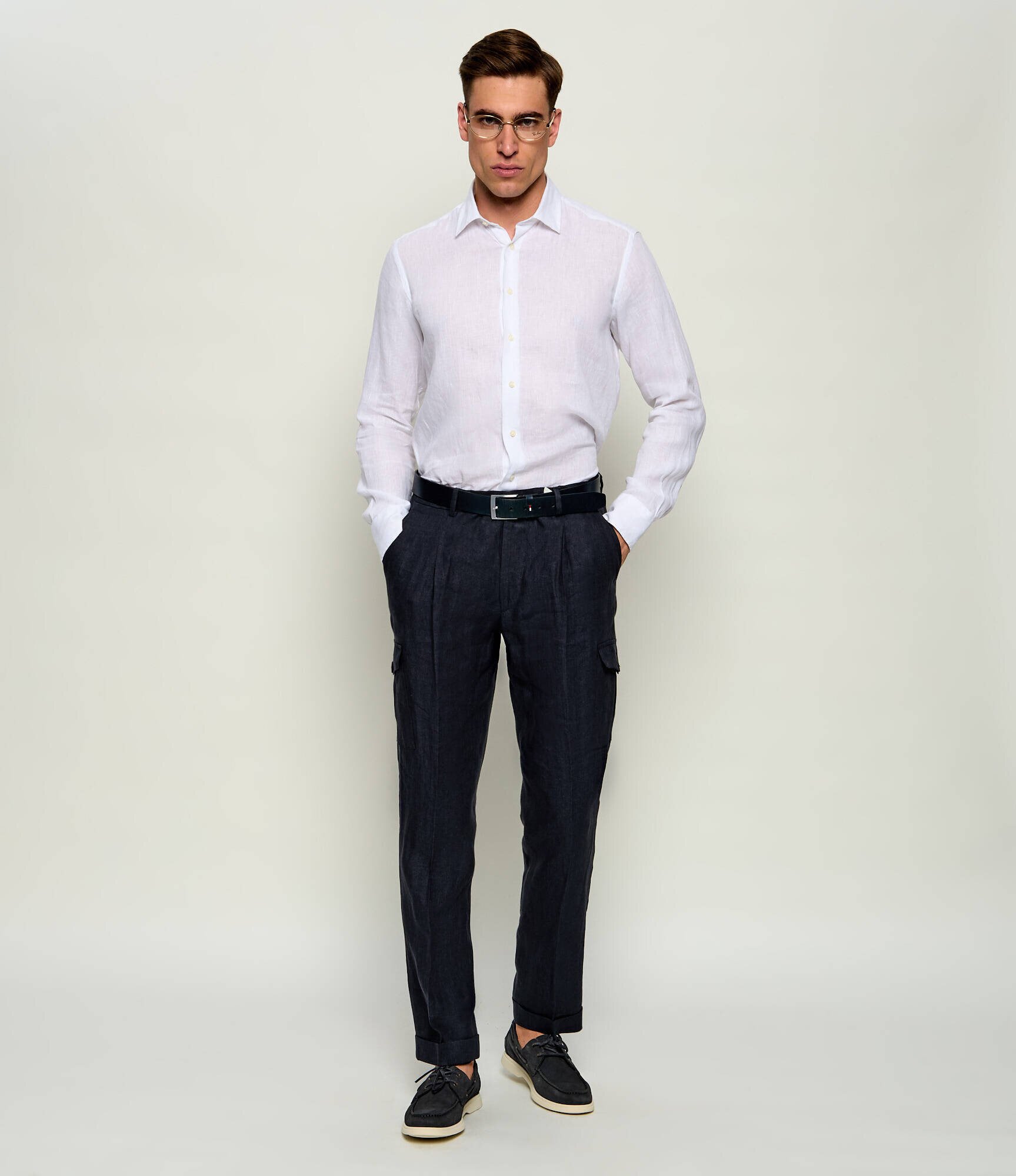 BOSS BLACK Mocasini Sienne | piele întoarsă