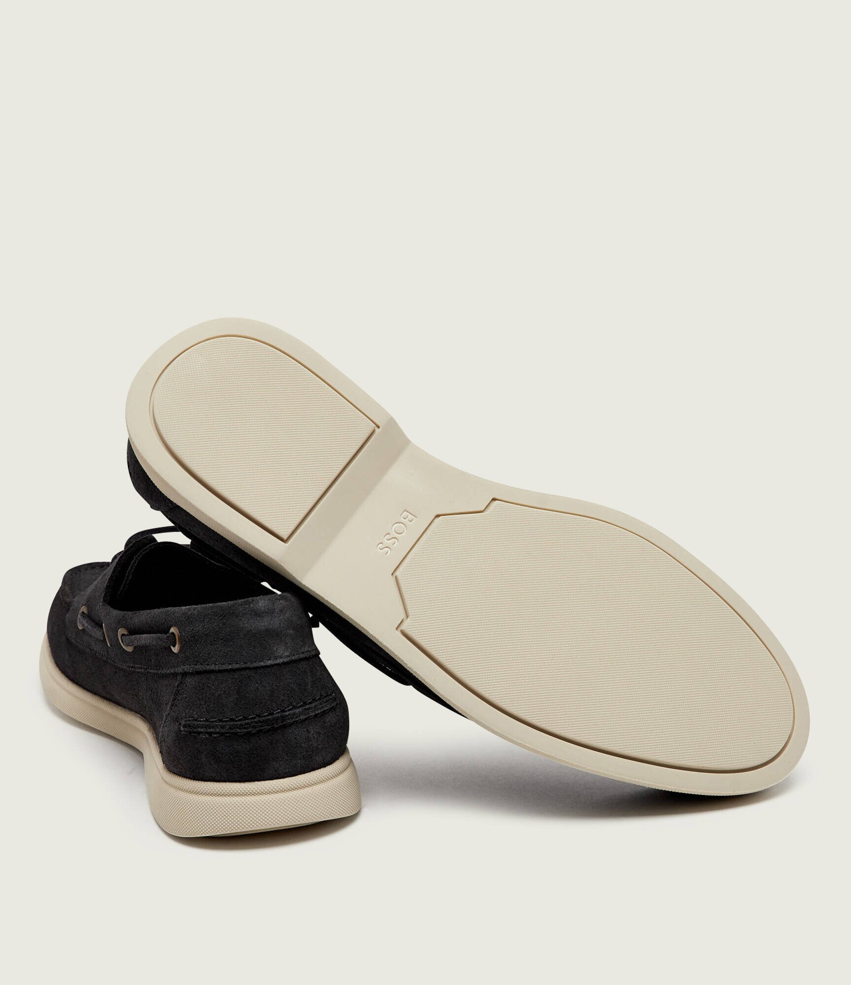 BOSS BLACK Mocasini Sienne | piele întoarsă