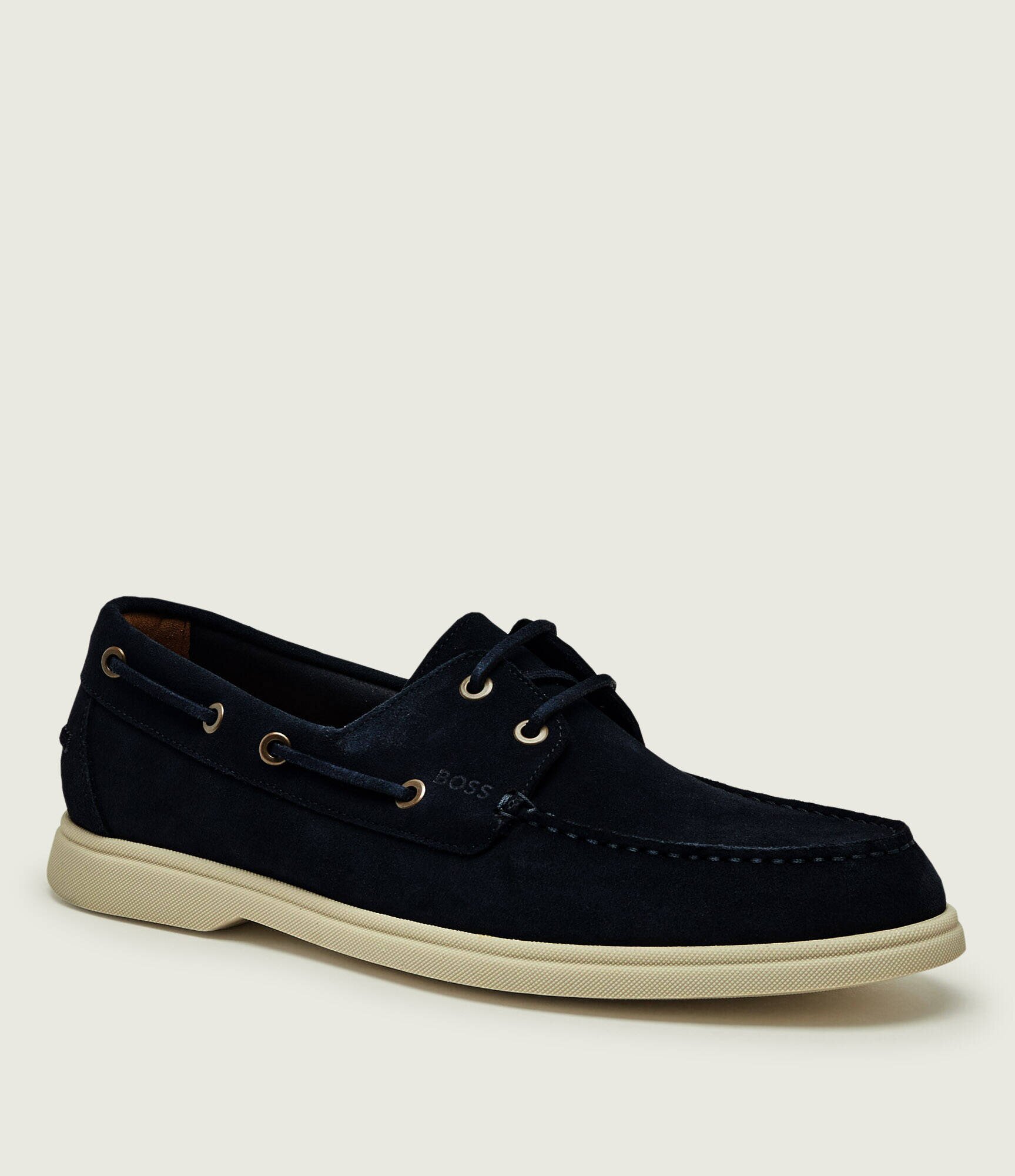 BOSS BLACK Mocasini Sienne | piele întoarsă
