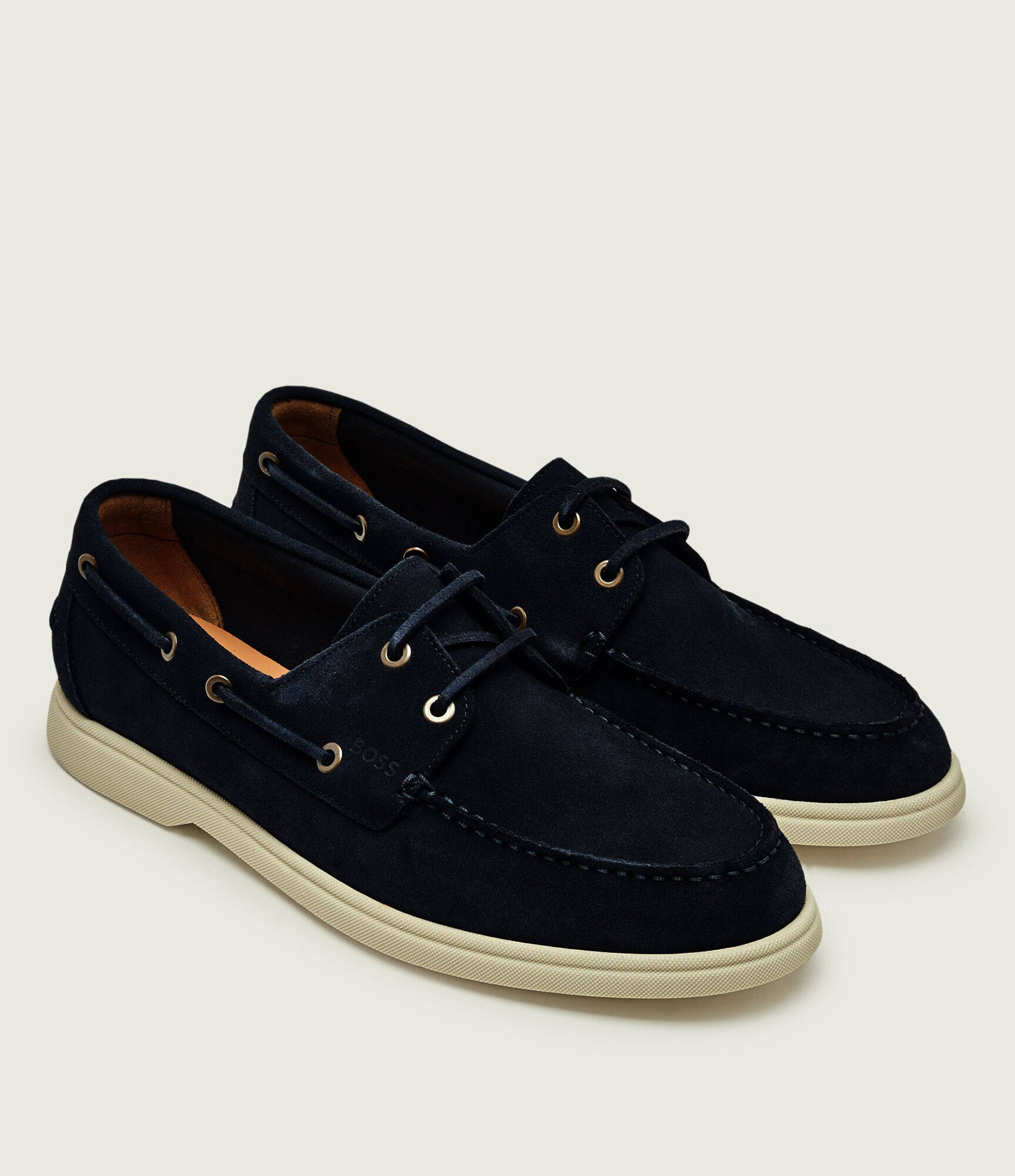 BOSS BLACK Mocasini Sienne | piele întoarsă