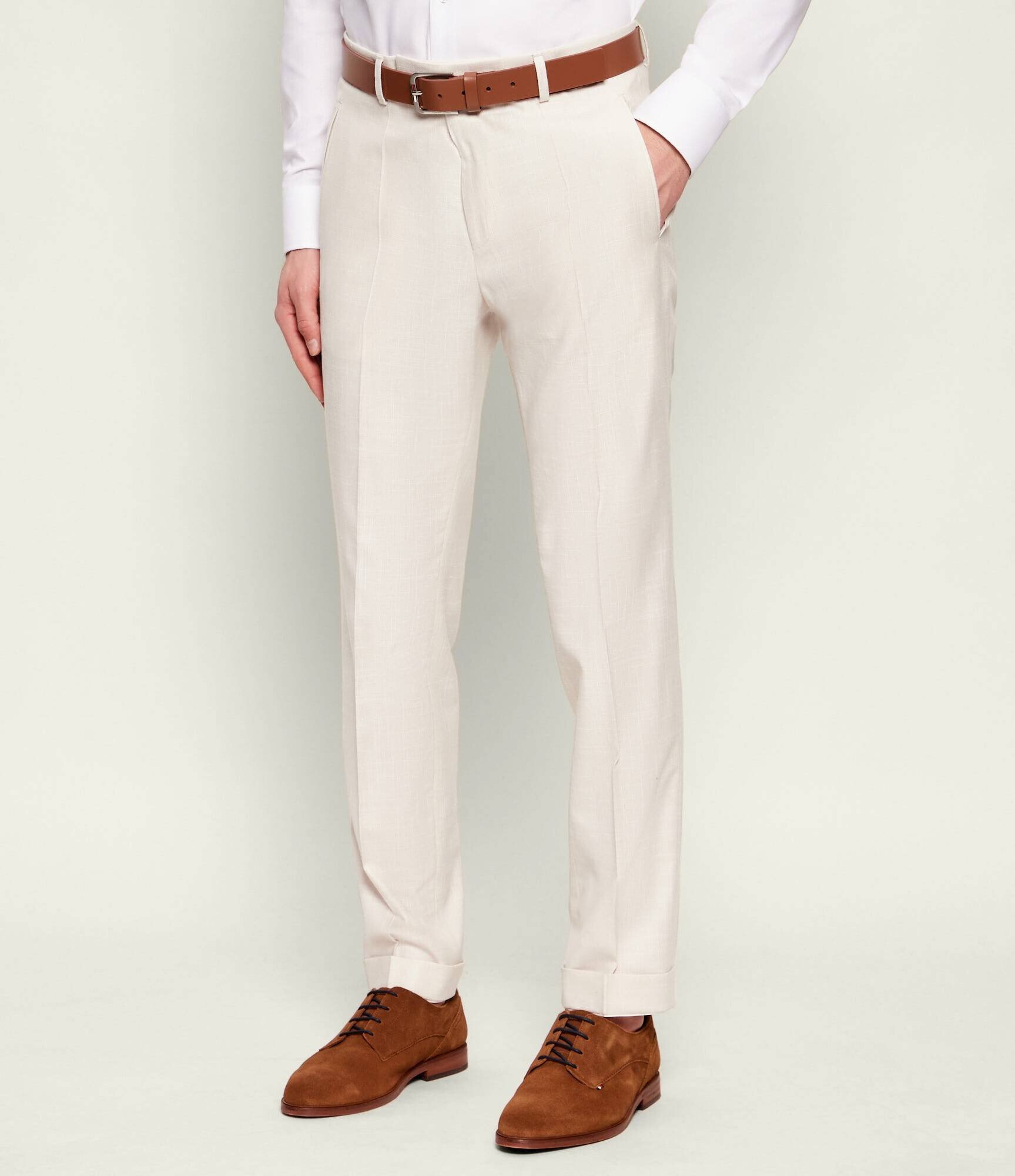 BOSS BLACK Pantaloni C-Genius-HW-262 | Slim Fit cu adaos de lână