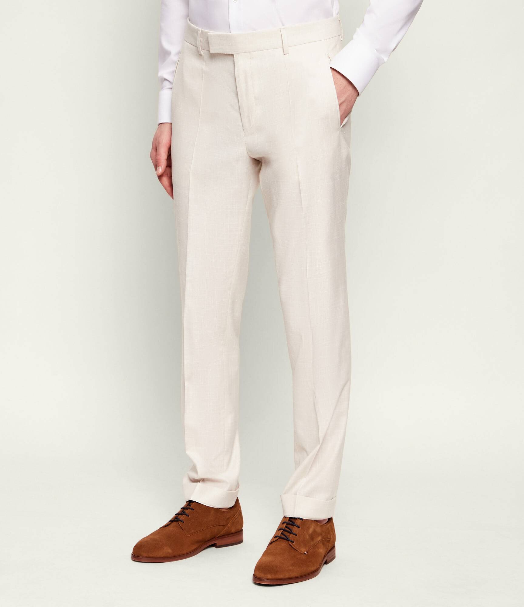 BOSS BLACK Pantaloni C-Genius-HW-262 | Slim Fit cu adaos de lână