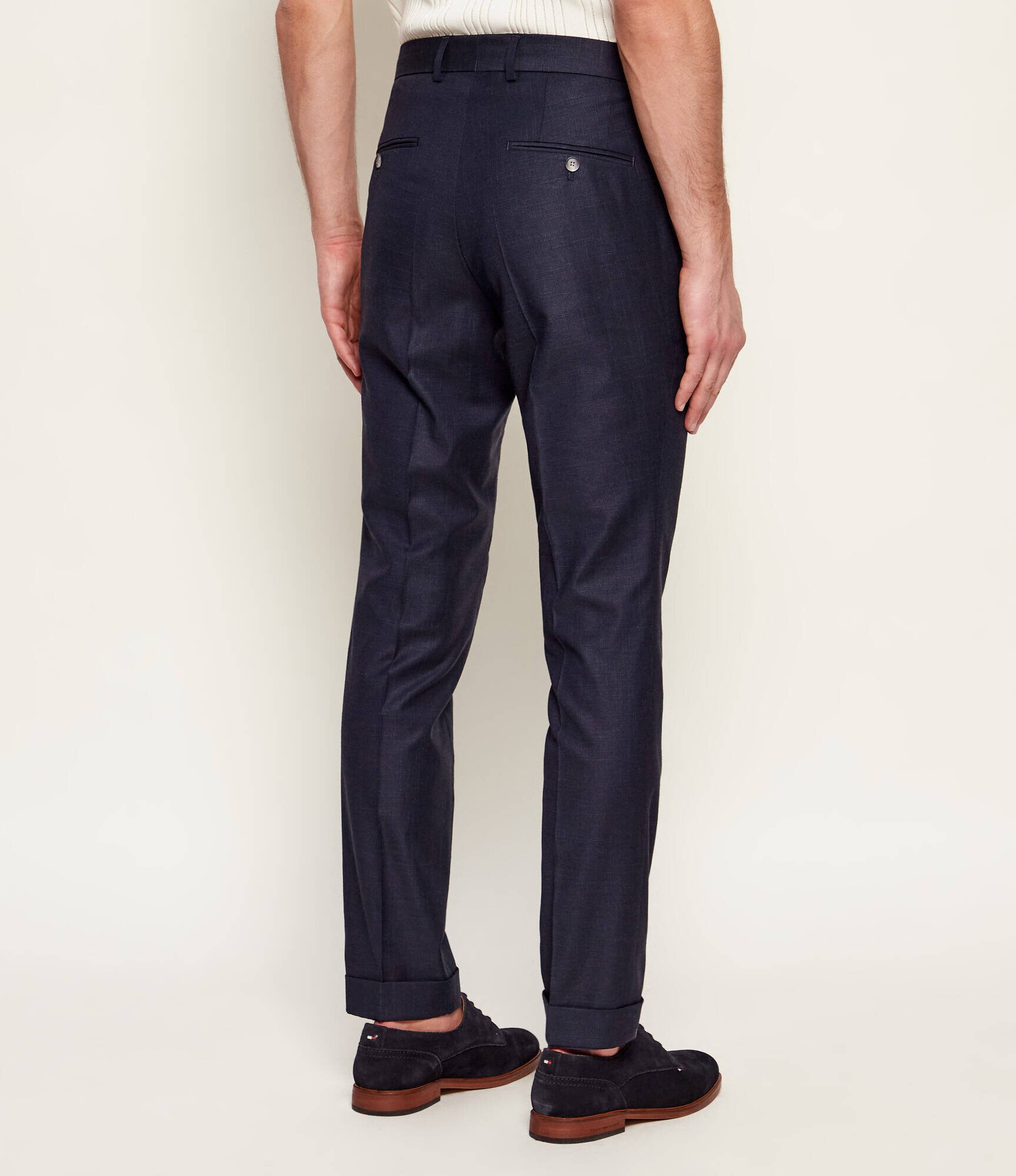BOSS BLACK Pantaloni C-Genius-HW-262 | Slim Fit cu adaos de lână