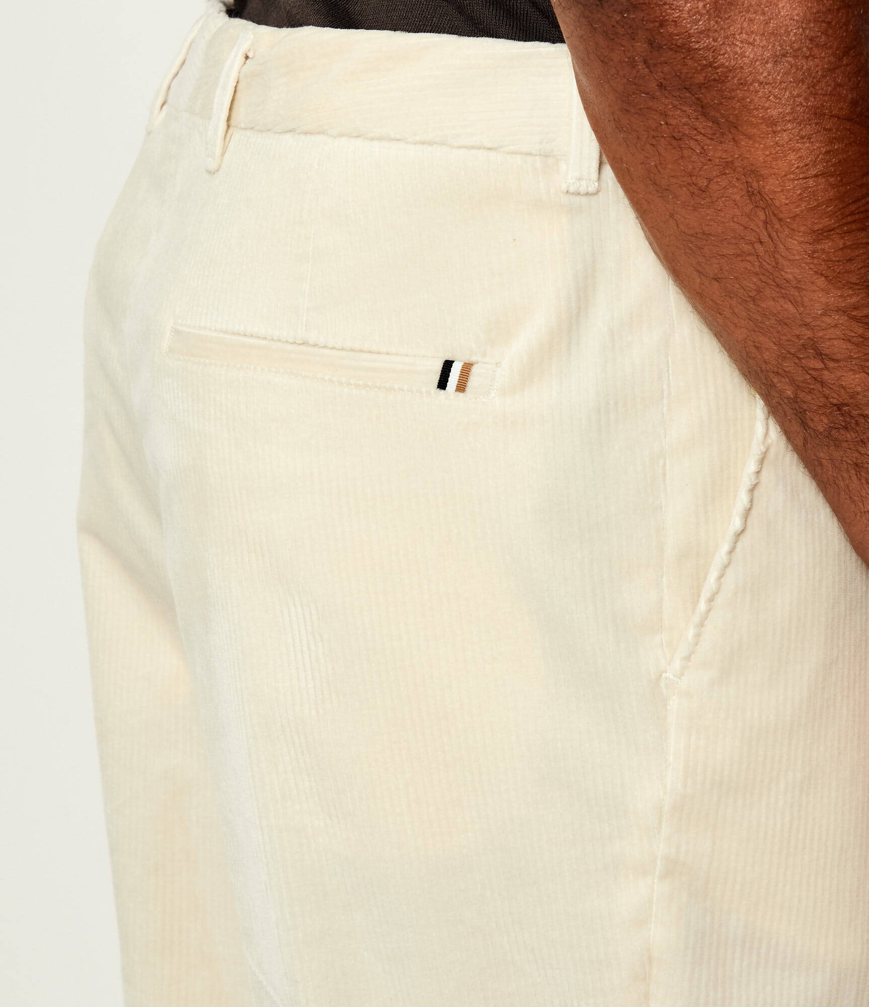 BOSS BLACK Pantaloni C-Perin-PL-253 | regular fit | catifea reiată