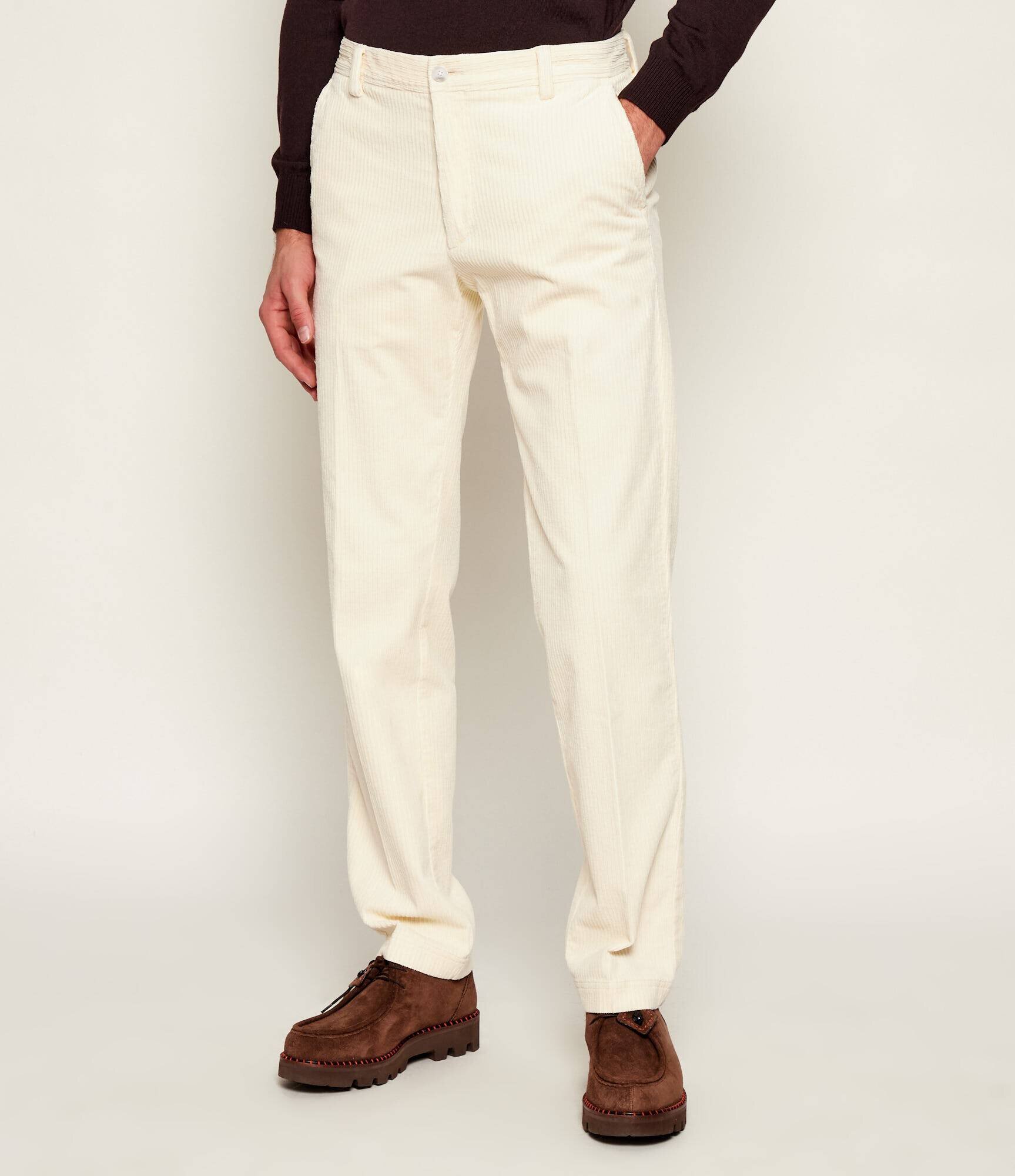 BOSS BLACK Pantaloni chino C-Kent | Straight fit | catifea reiată