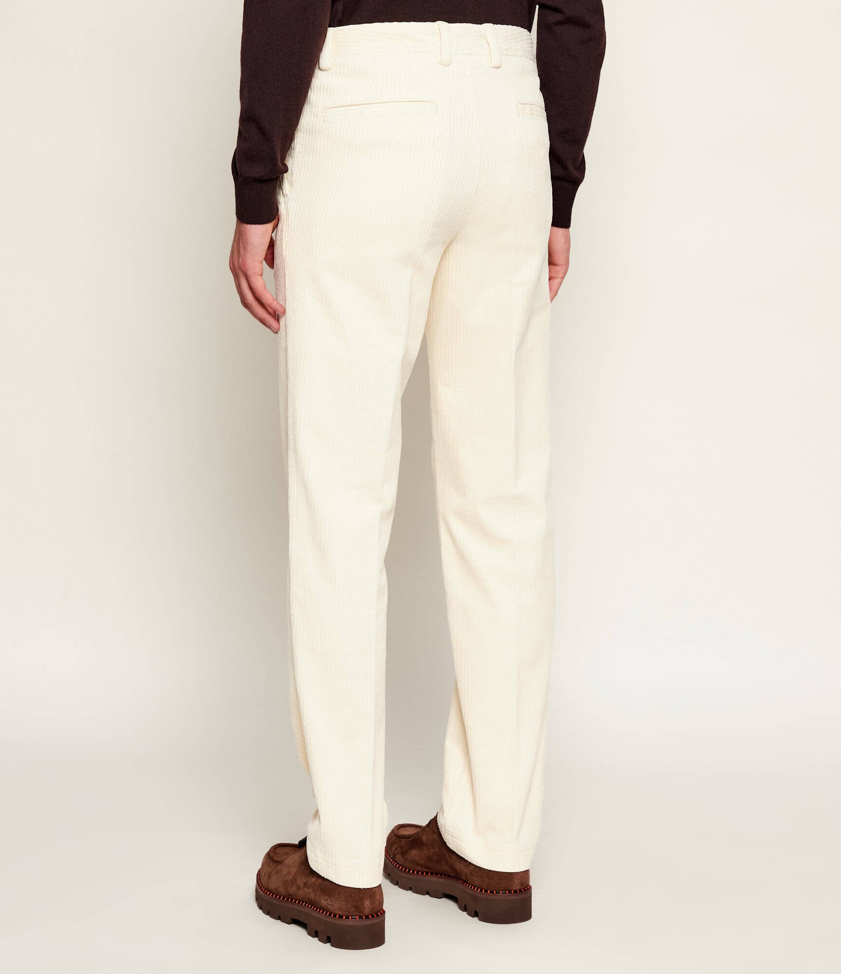 BOSS BLACK Pantaloni chino C-Kent | Straight fit | catifea reiată