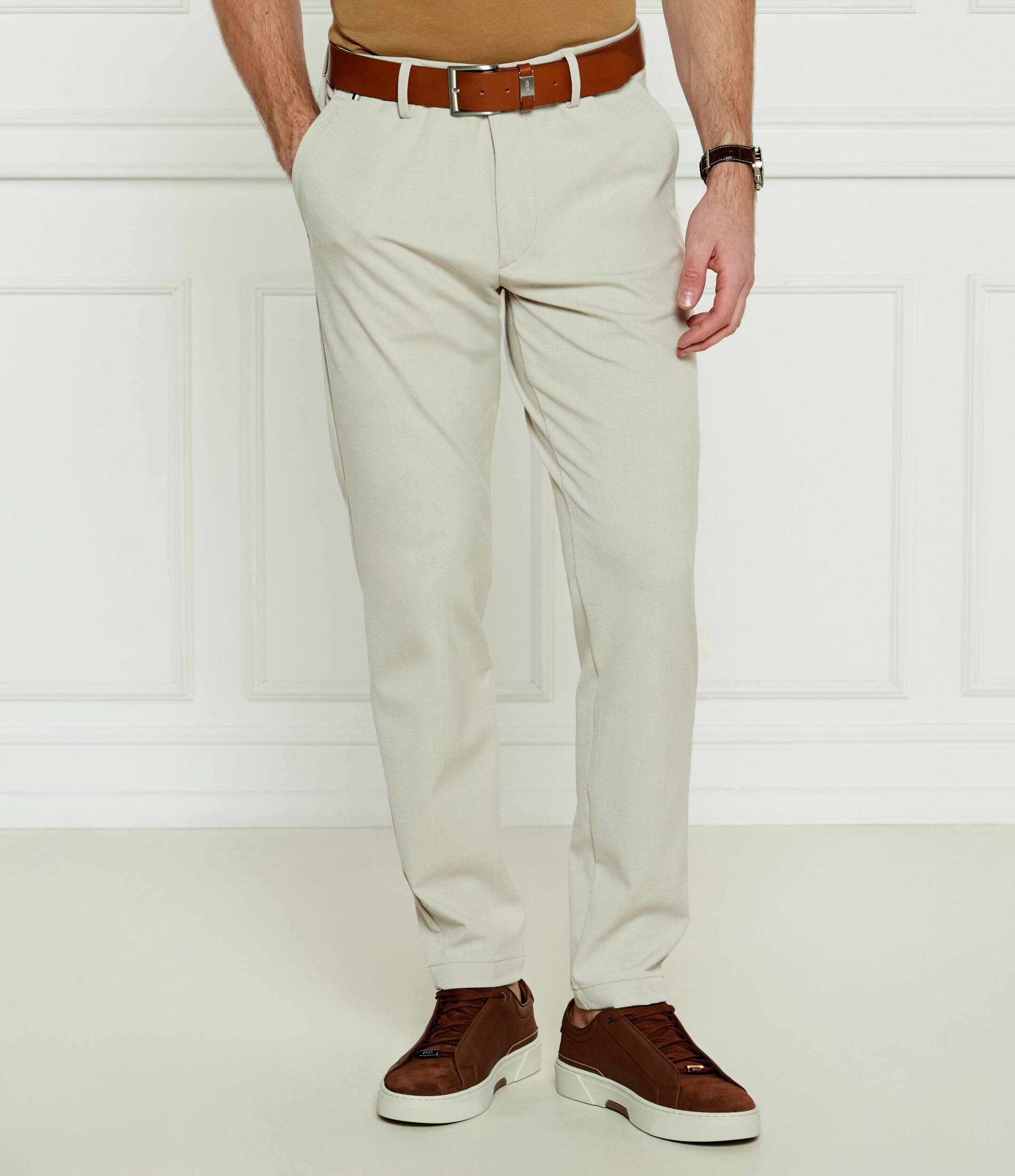 BOSS BLACK Pantaloni chino H-Kaiton | Slim Fit