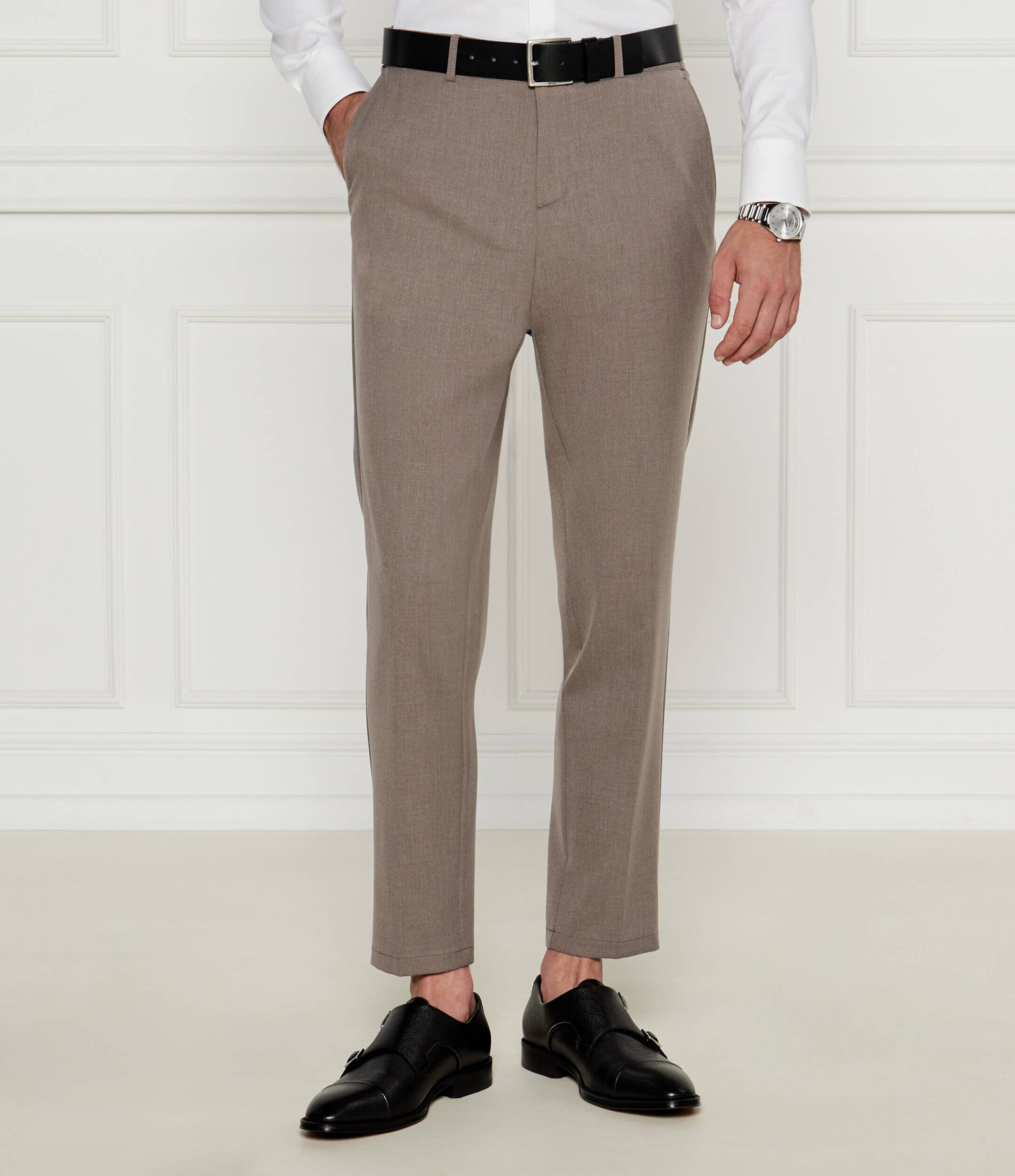 BOSS BLACK Pantaloni chino P-Genius-EL | Slim Fit