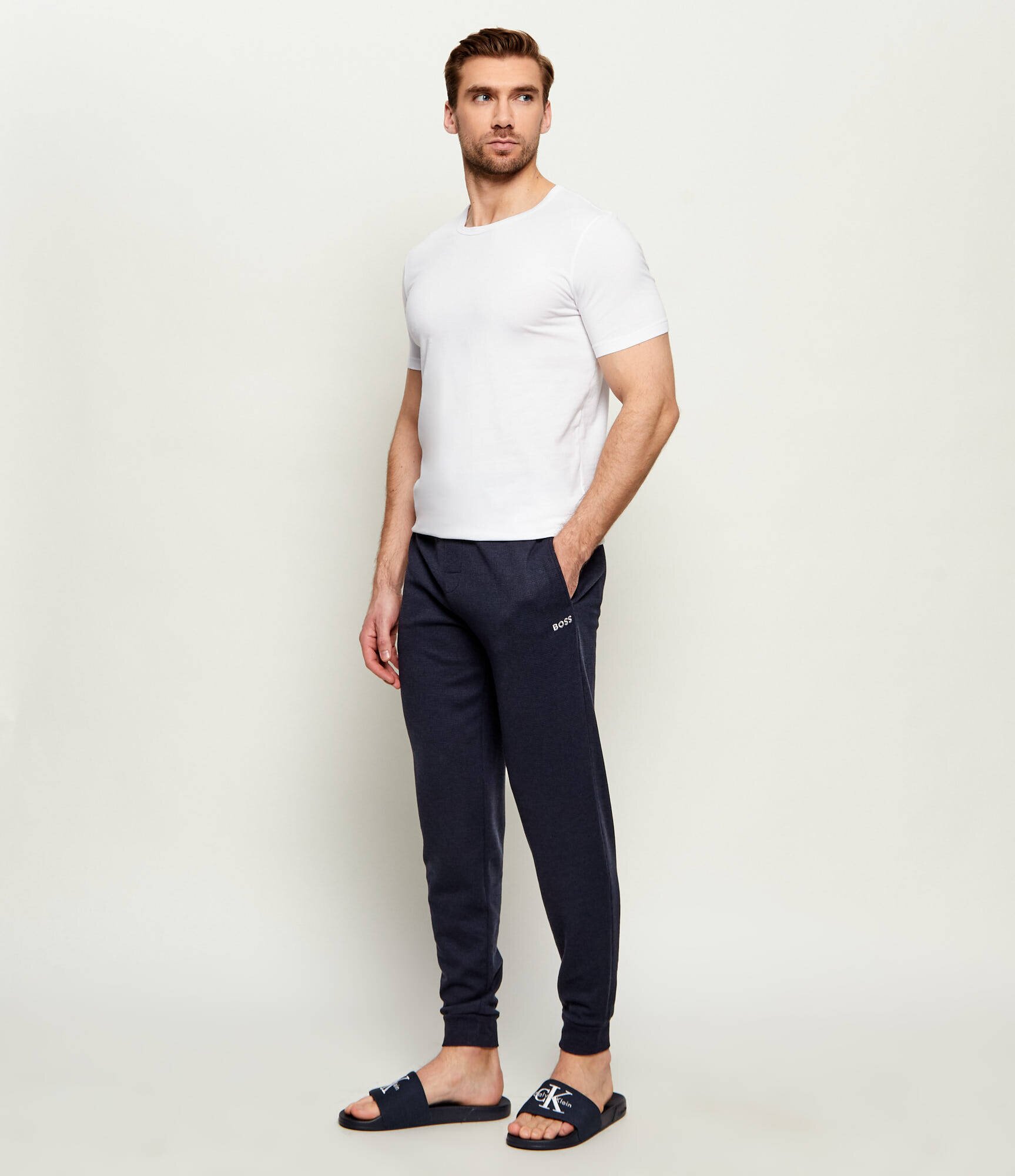 BOSS BLACK Pantaloni de pijama Waffle | regular fit