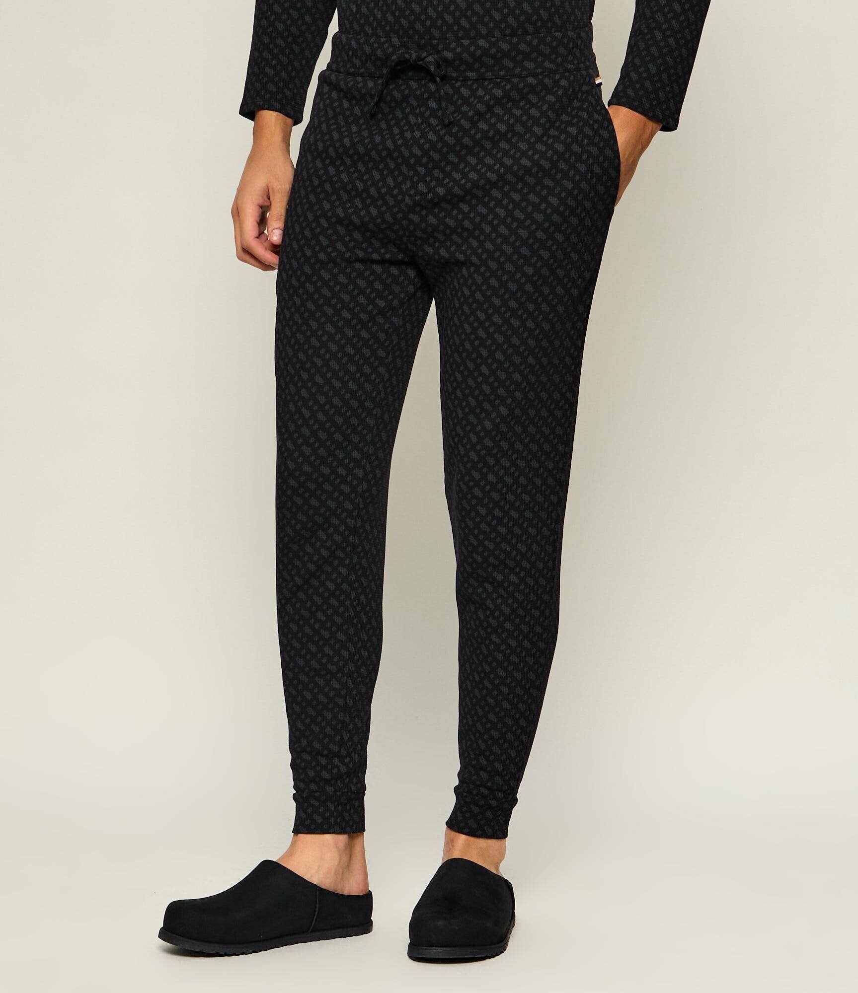 BOSS BLACK Pantaloni de pijama WaffleAOP | regular fit