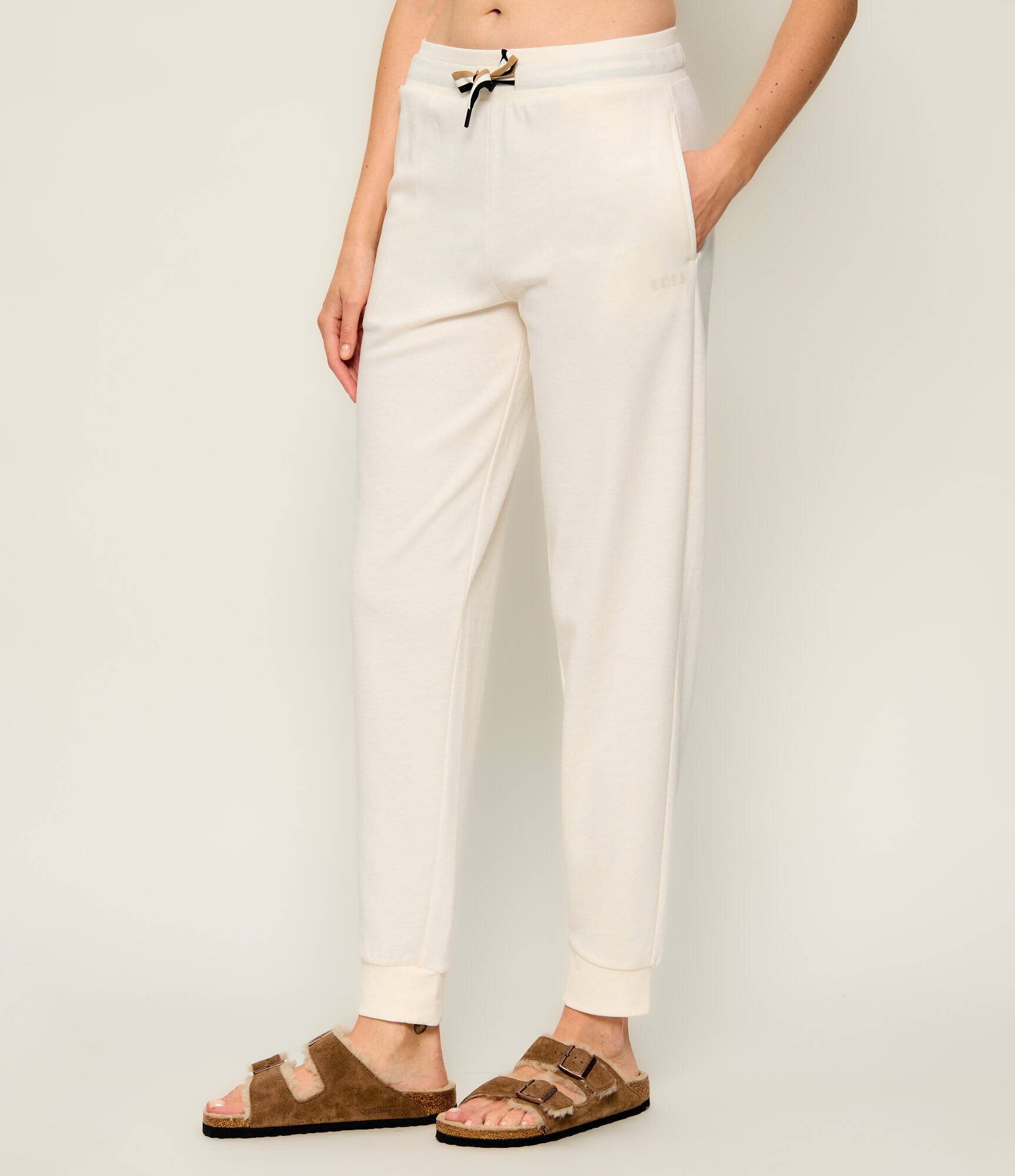 BOSS BLACK Pantaloni de trening CP Stripe_Pants Cuff | Regular Fit