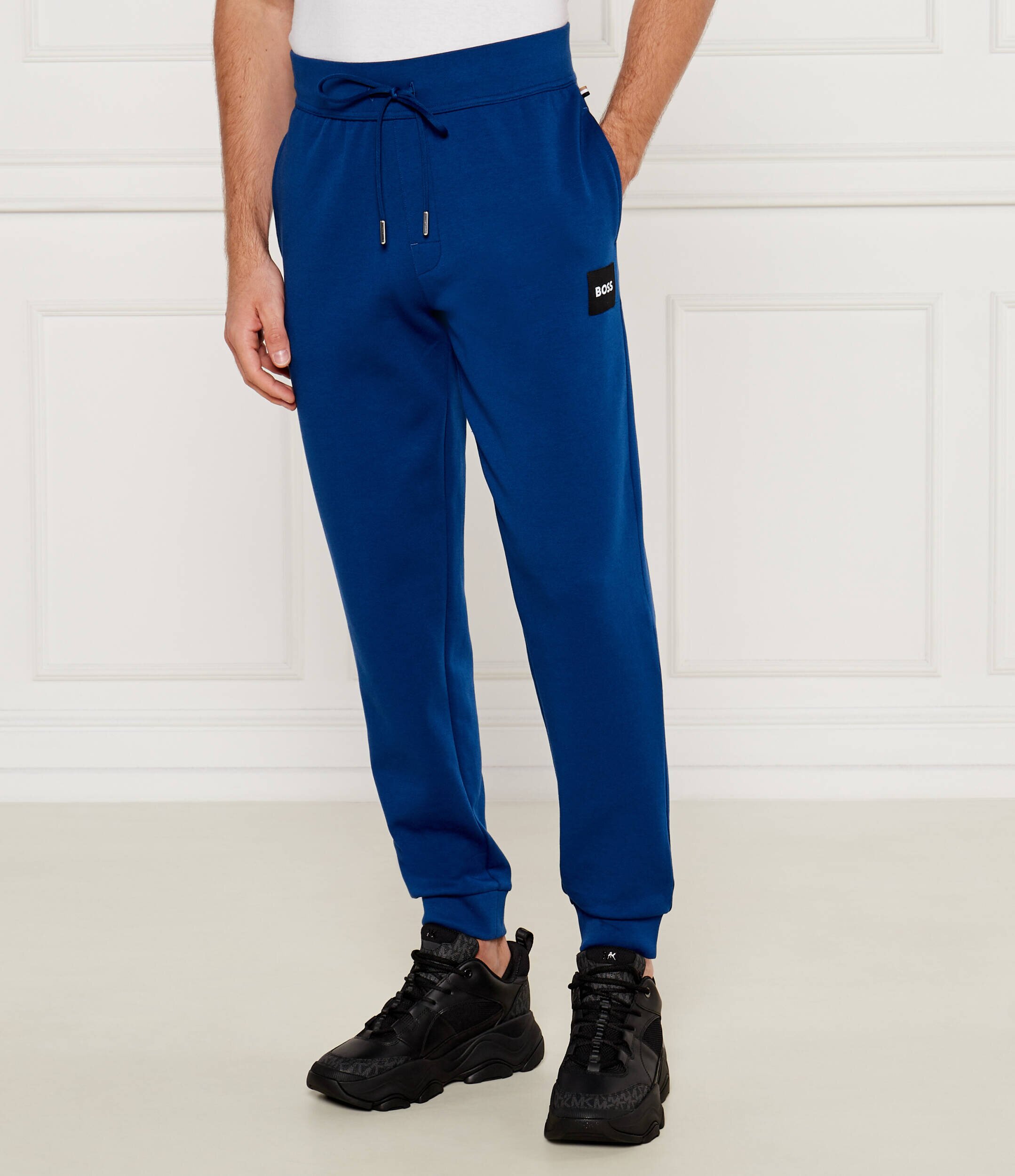 BOSS BLACK Pantaloni de trening Emblem | Regular Fit