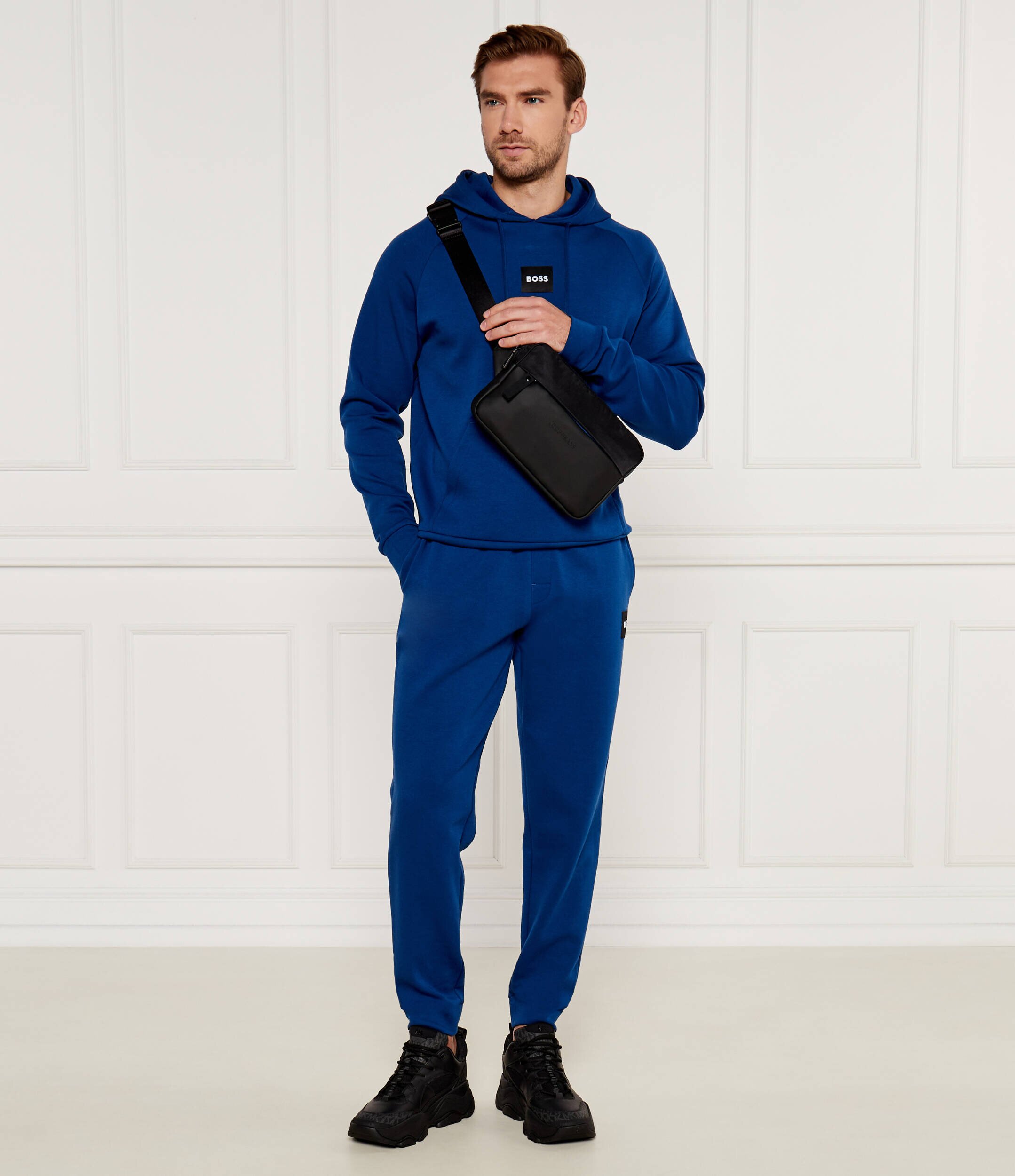 BOSS BLACK Pantaloni de trening Emblem | Regular Fit