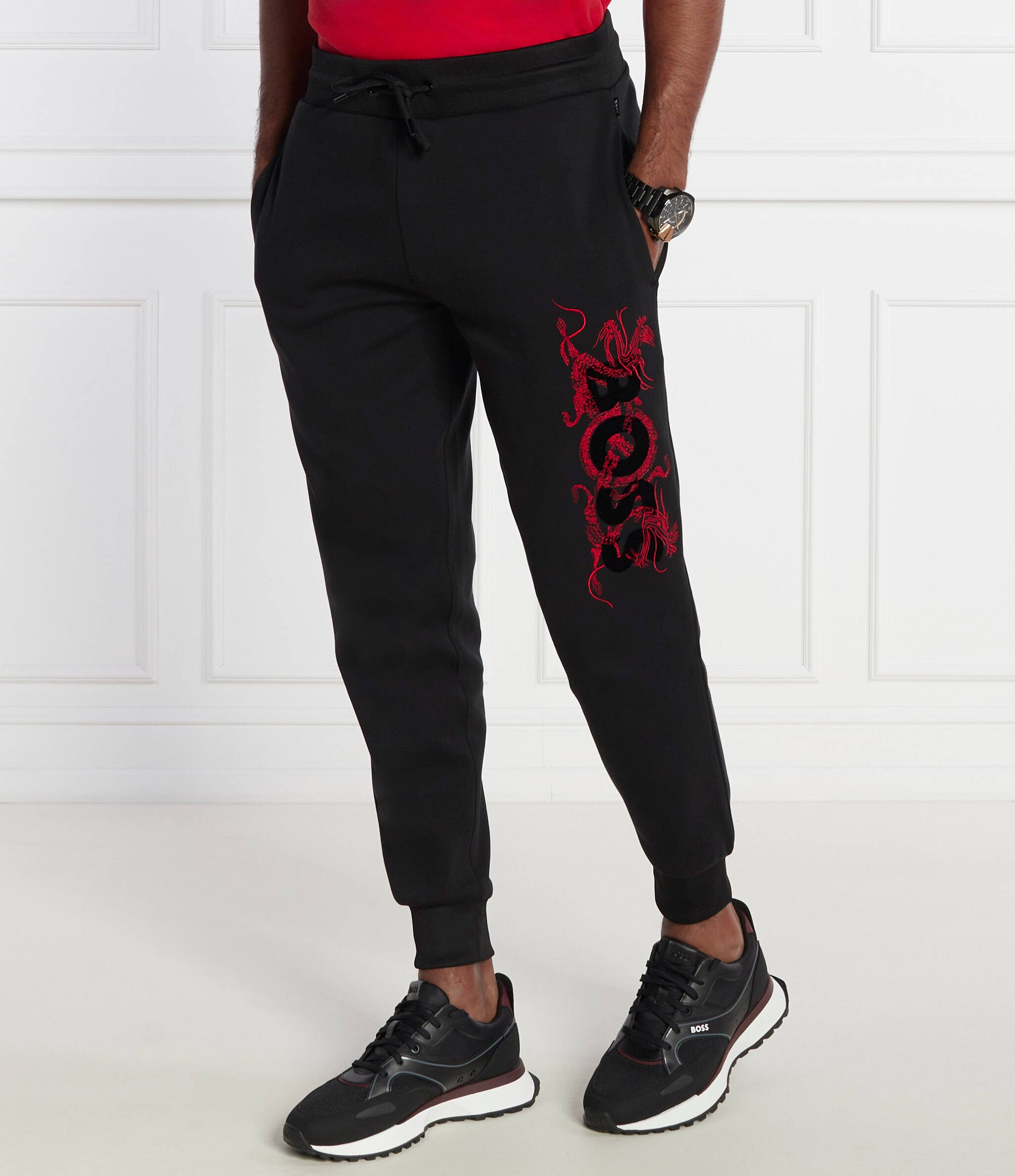 BOSS BLACK Pantaloni de trening Lamont 199_LNY | Regular Fit