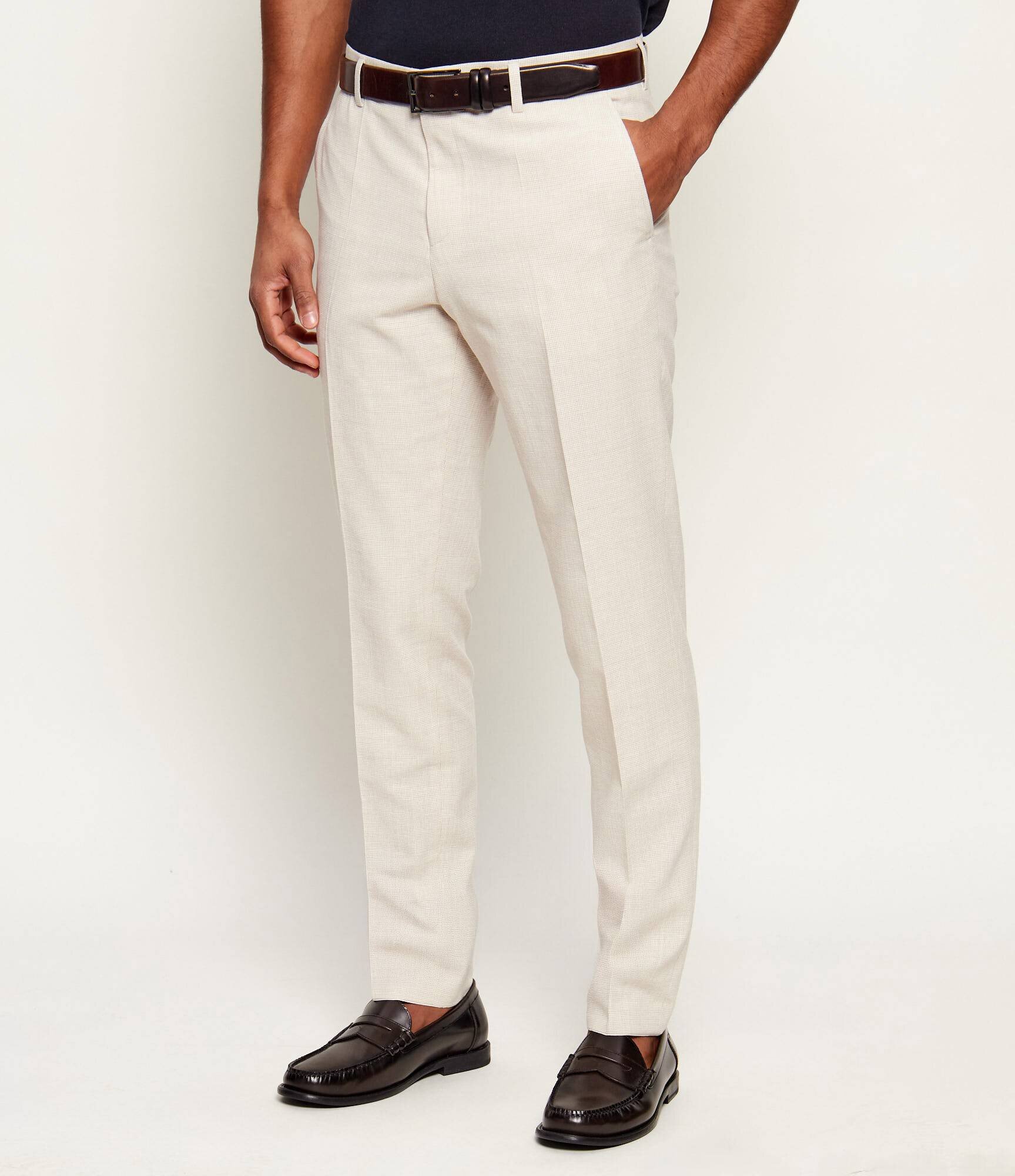 BOSS BLACK Pantaloni H-Genius-253 | Slim Fit | cu adaos de in