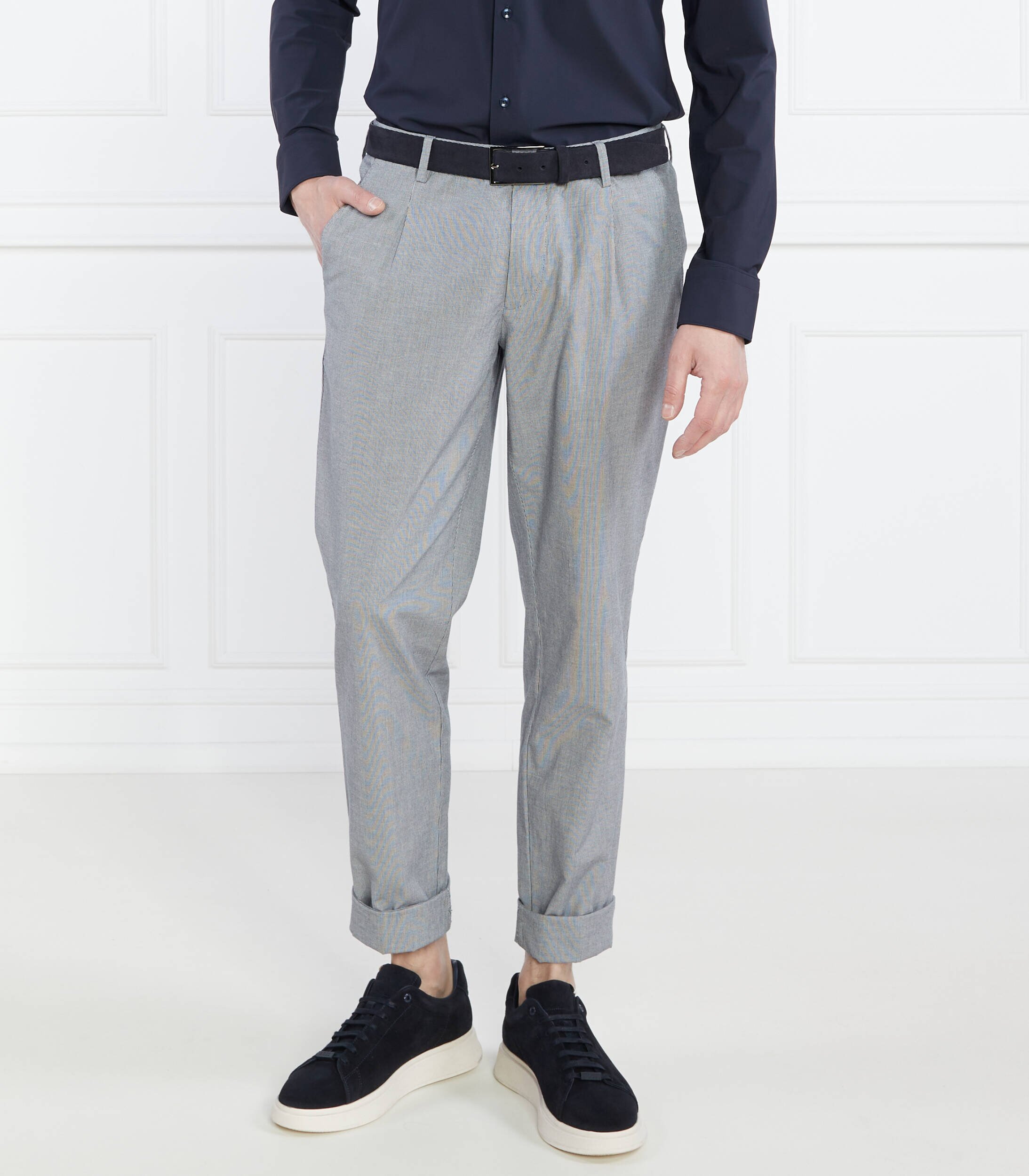 BOSS BLACK Pantaloni Kaito1-PL | cu adaos de in