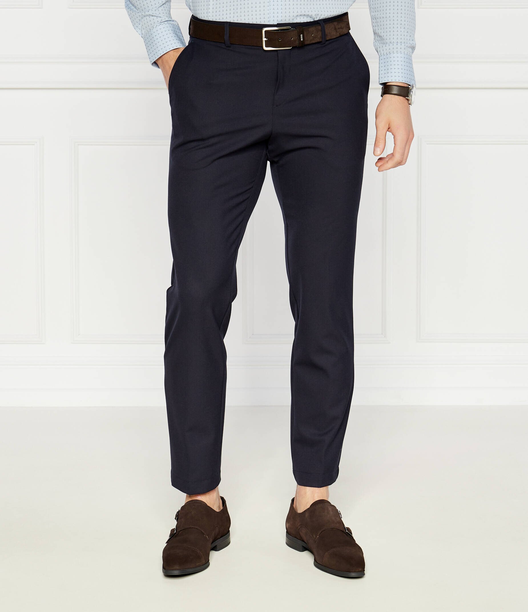 BOSS BLACK Pantaloni P-Genius-EL | Slim Fit