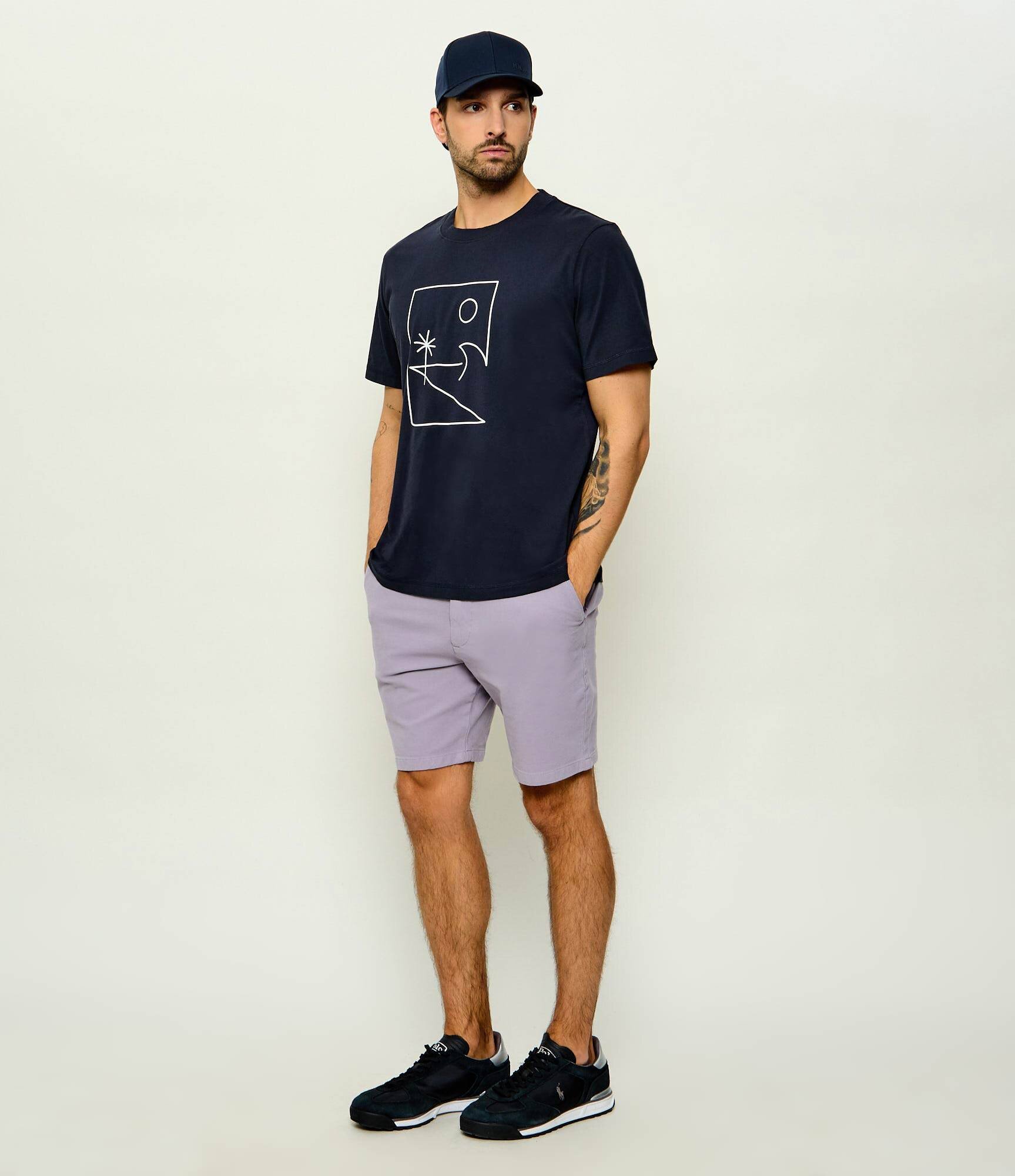 BOSS BLACK Pantaloni scurți chino H-Kane1 | Modern fit