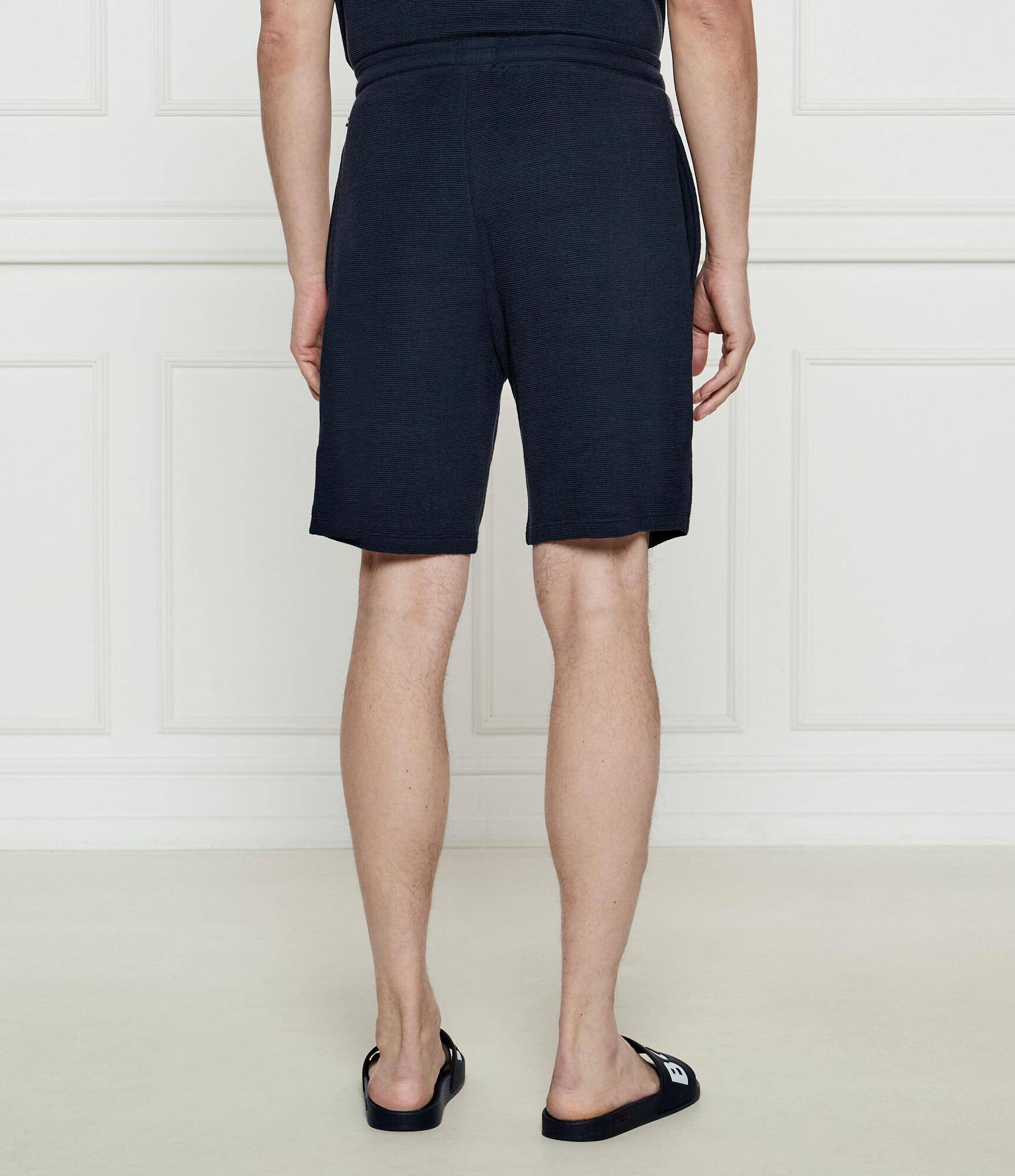 BOSS BLACK Pantaloni scurți Rib | Regular Fit