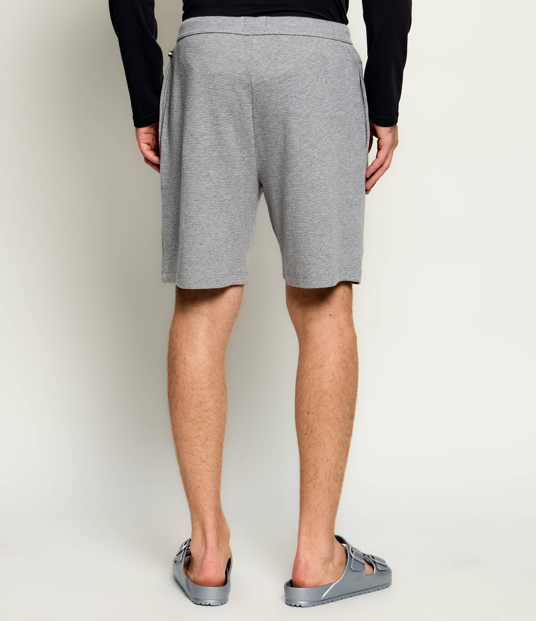BOSS BLACK Pantaloni scurți Waffle | Regular Fit