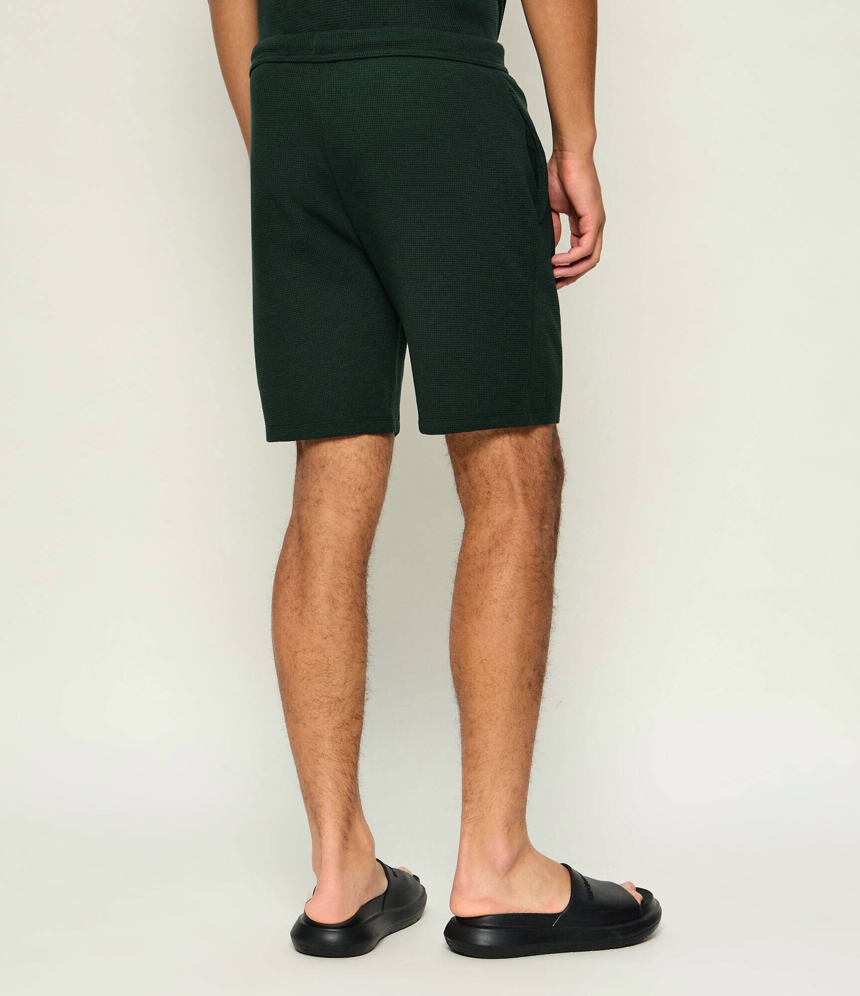 BOSS BLACK Pantaloni scurți Waffle | regular fit