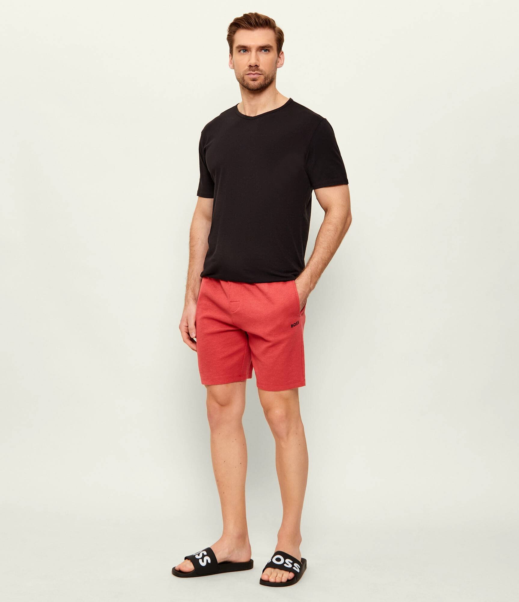 BOSS BLACK Pantaloni scurți Waffle | regular fit