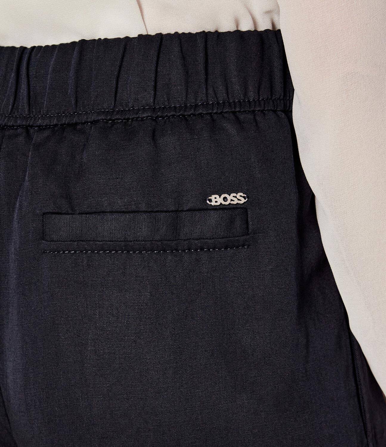BOSS BLACK Pantaloni Taualy-W | Relaxed fit | cu adaos de in