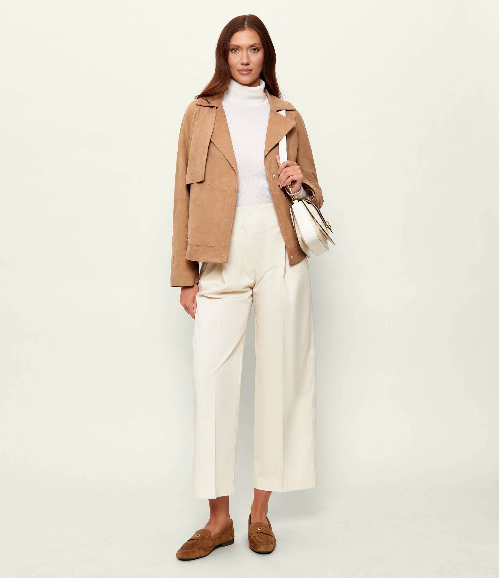 BOSS BLACK Pantaloni Tulotta | Relaxed fit | high waist