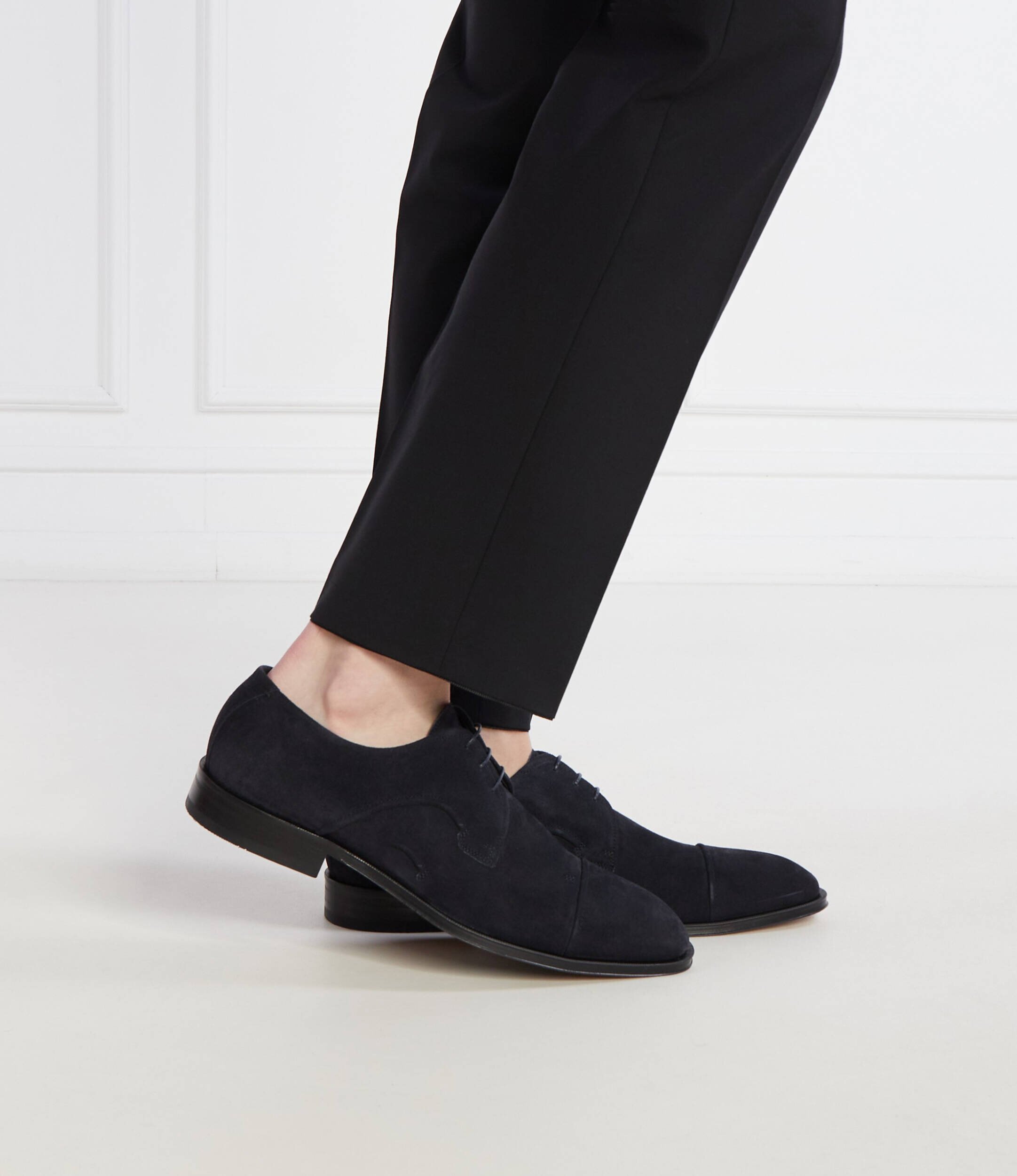BOSS BLACK Pantofi derby Derrek_Derb_sdctly | piele întoarsă