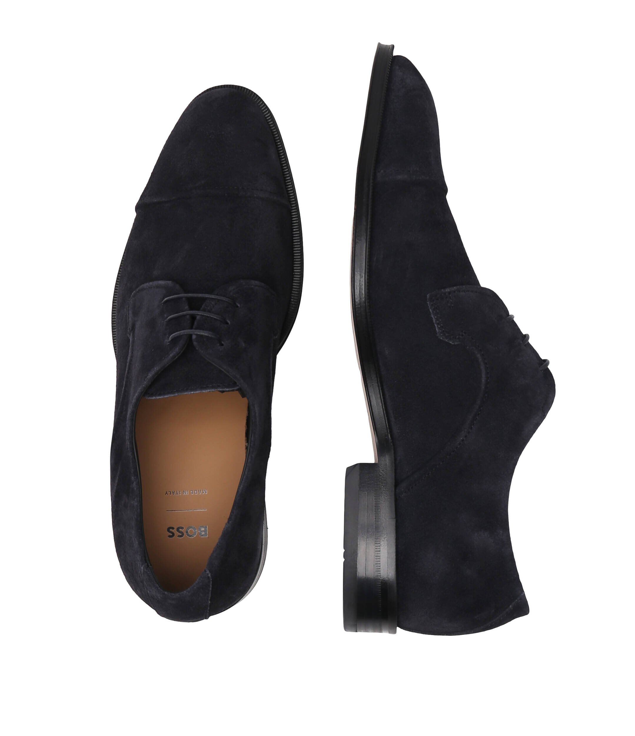 BOSS BLACK Pantofi derby Derrek_Derb_sdctly | piele întoarsă